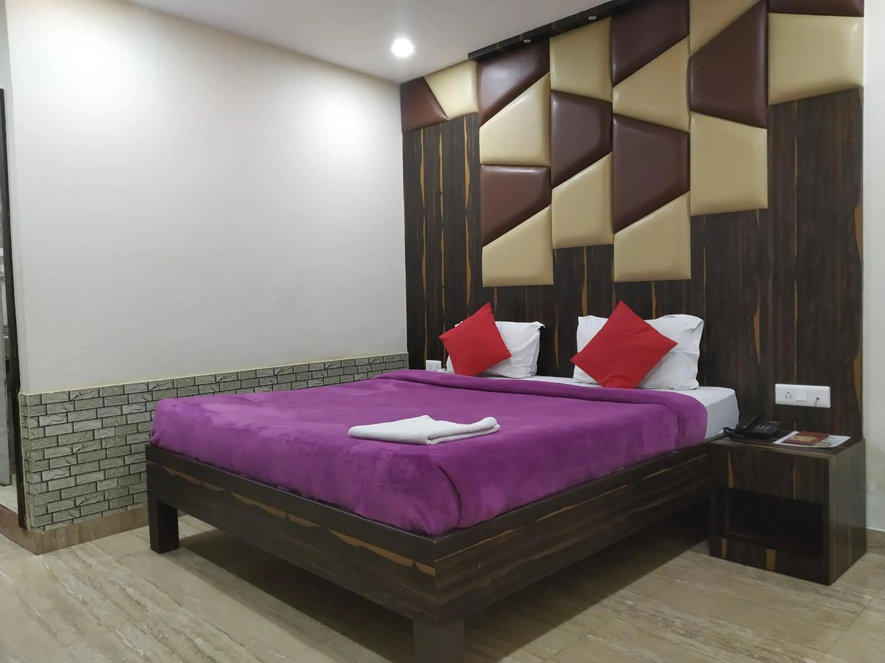 Bed in Hotel Bikram-A Boutique Hotel