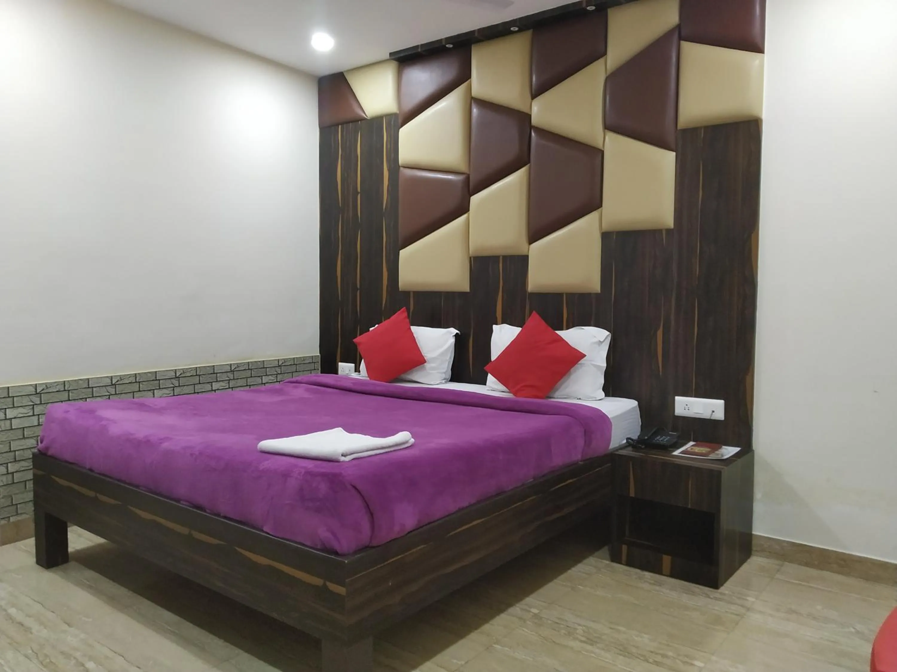 Bed in Hotel Bikram-A Boutique Hotel