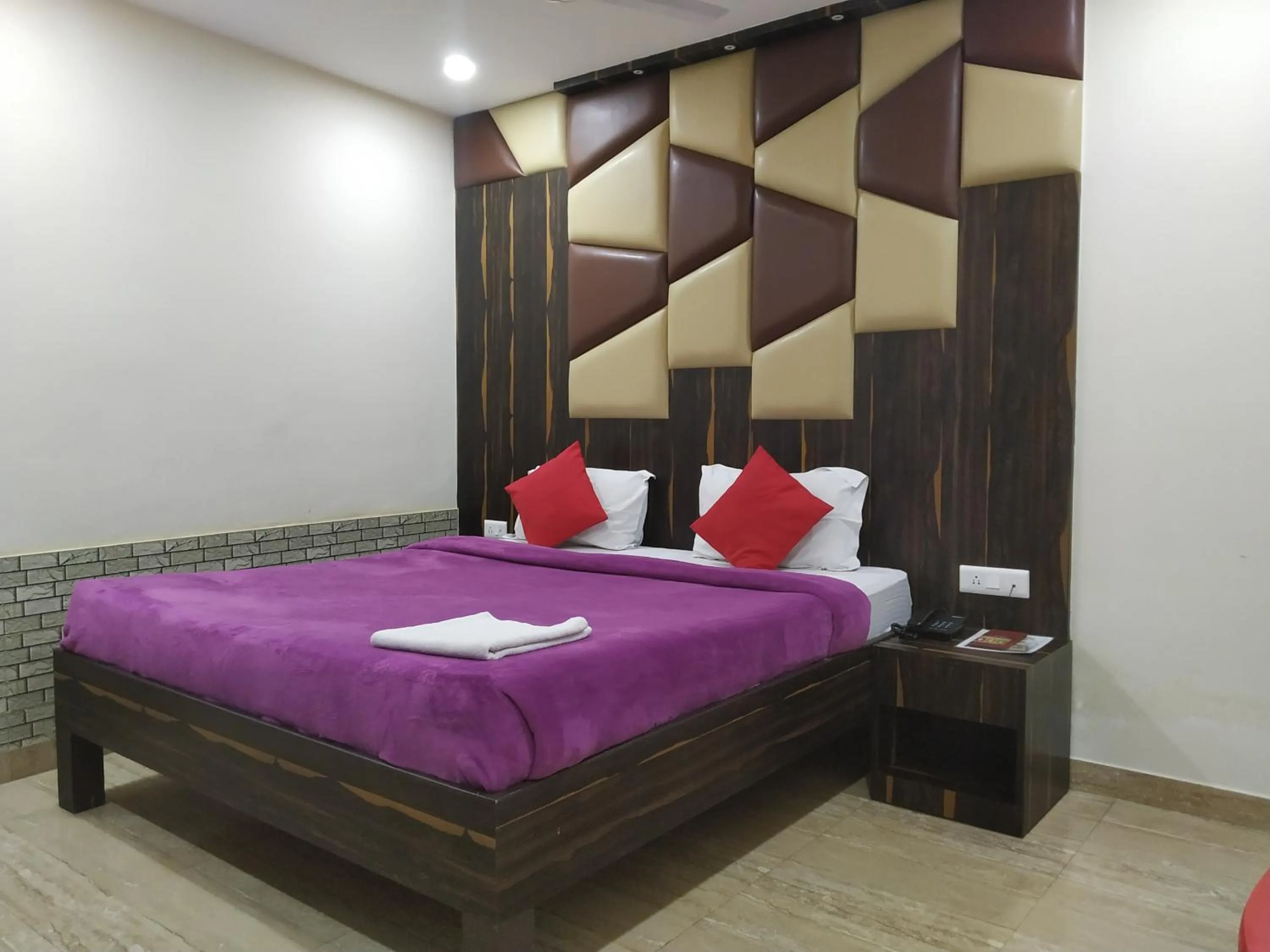 Bed in Hotel Bikram-A Boutique Hotel