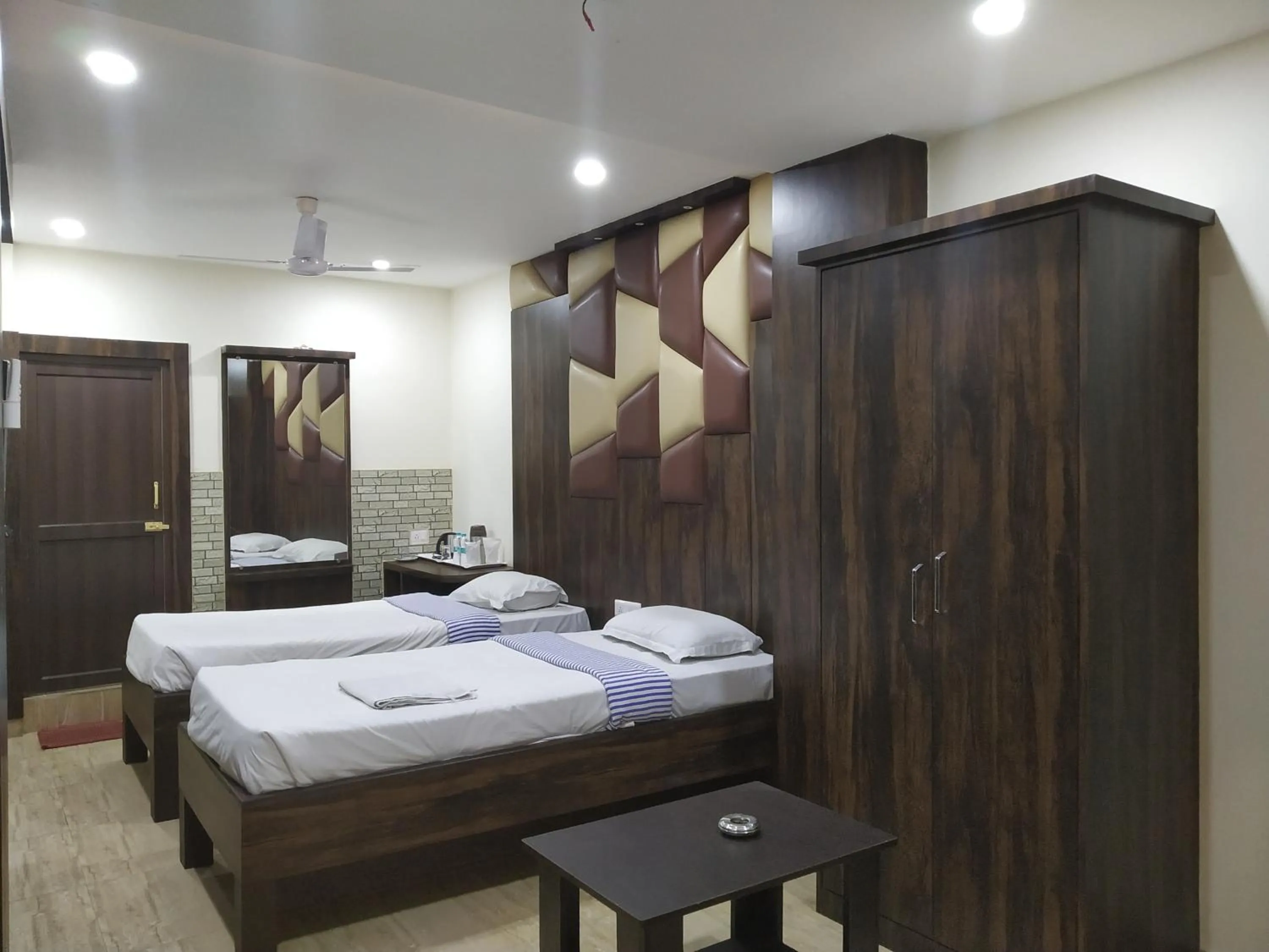 Bed in Hotel Bikram-A Boutique Hotel