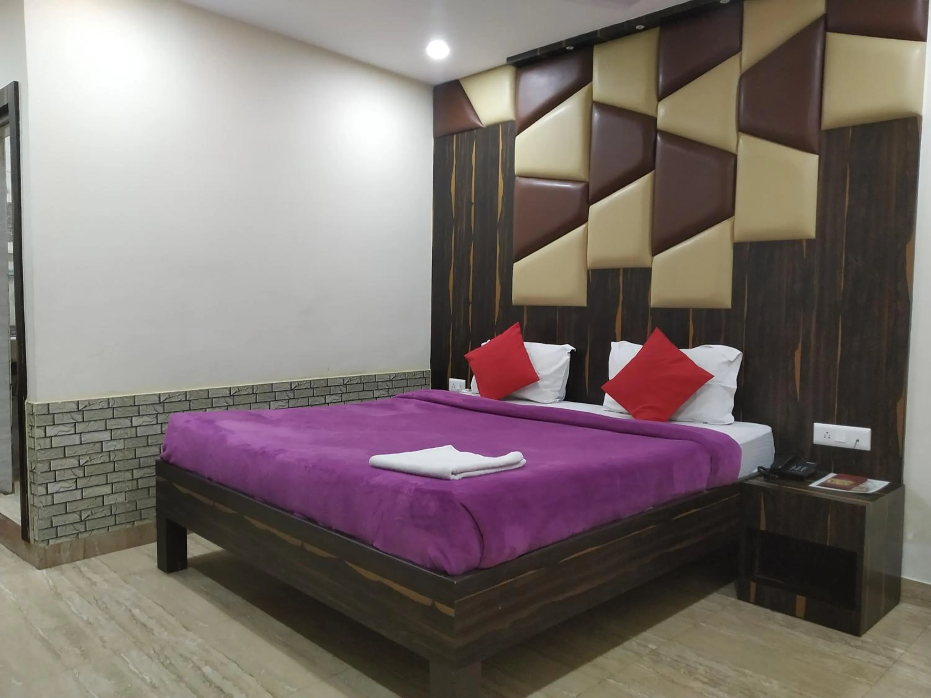Bed in Hotel Bikram-A Boutique Hotel