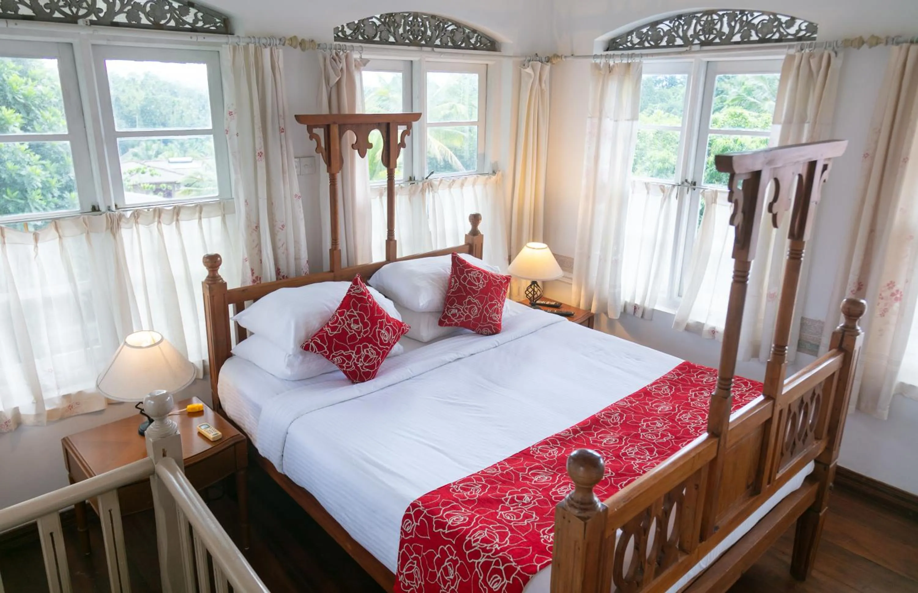 Bedroom, Bed in Manor House-Kandy