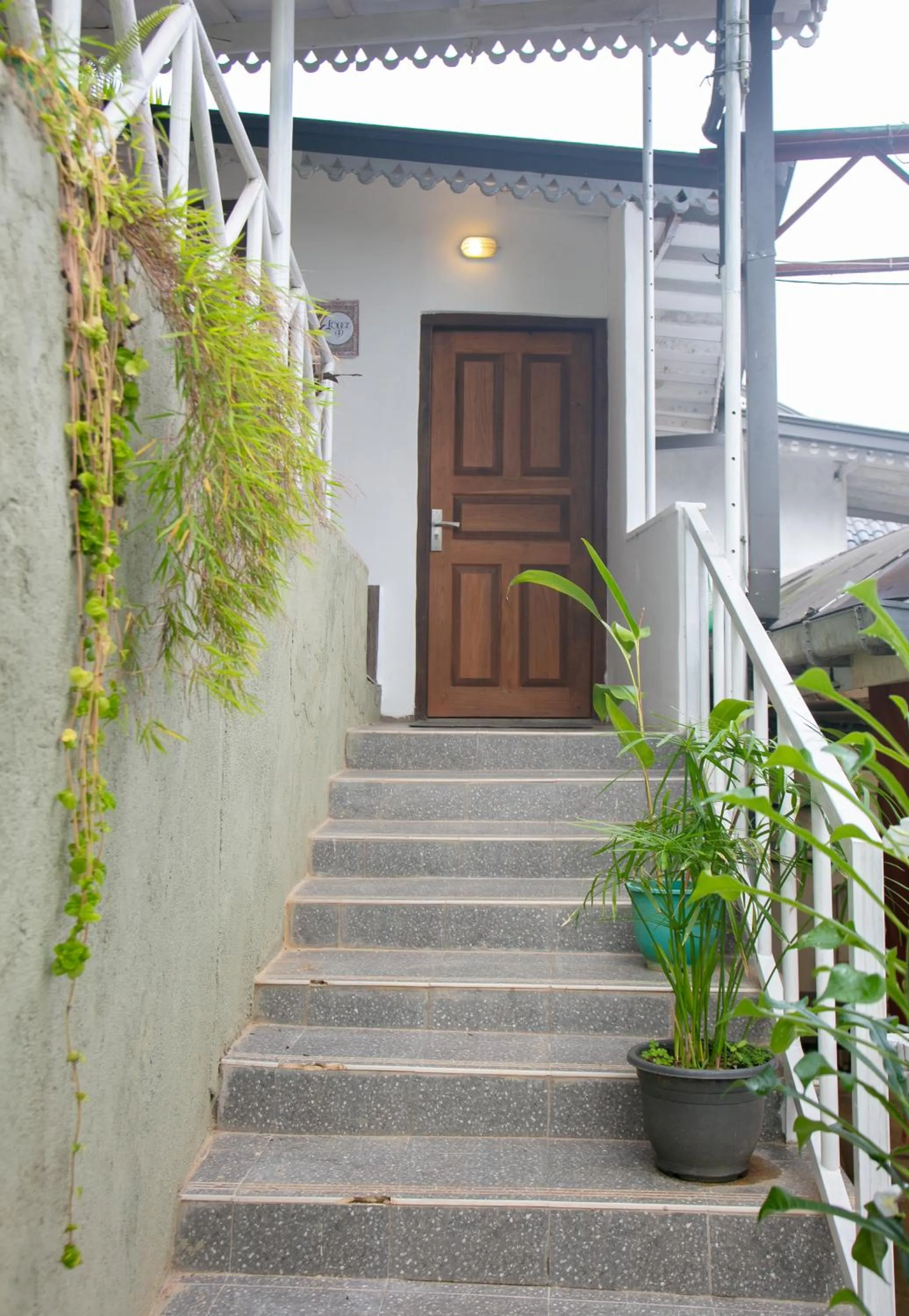 Facade/entrance in Manor House-Kandy