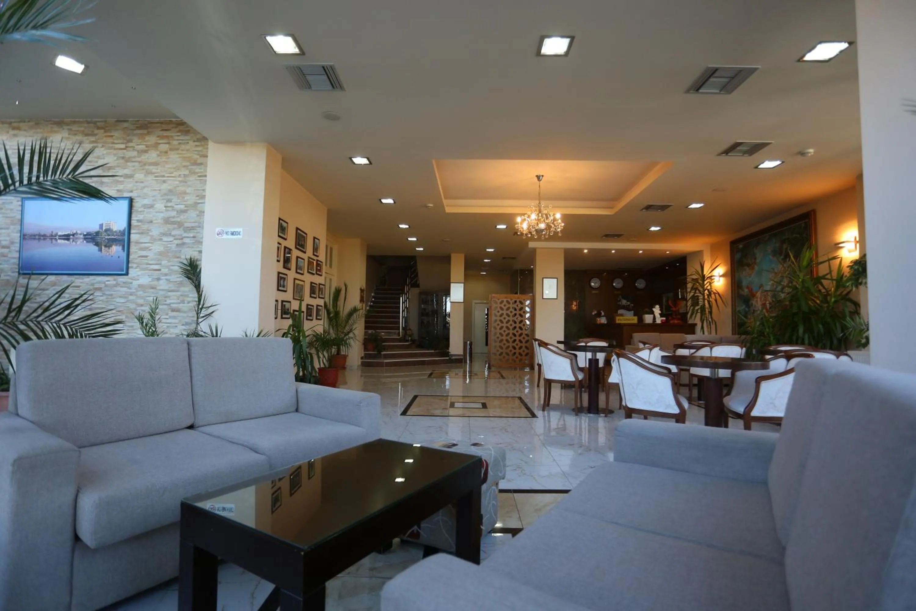Lobby or reception in Perla Hotel