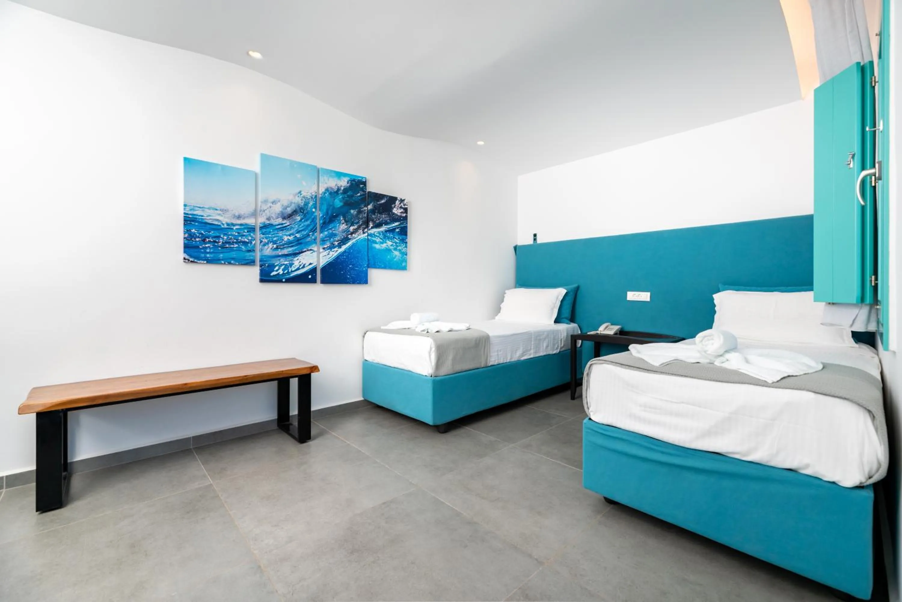 Bed in Santa Irina Luxury Sunny Lofts