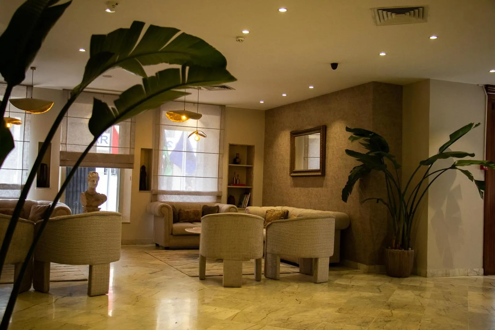 Lobby or reception in hôtel LE PACHA