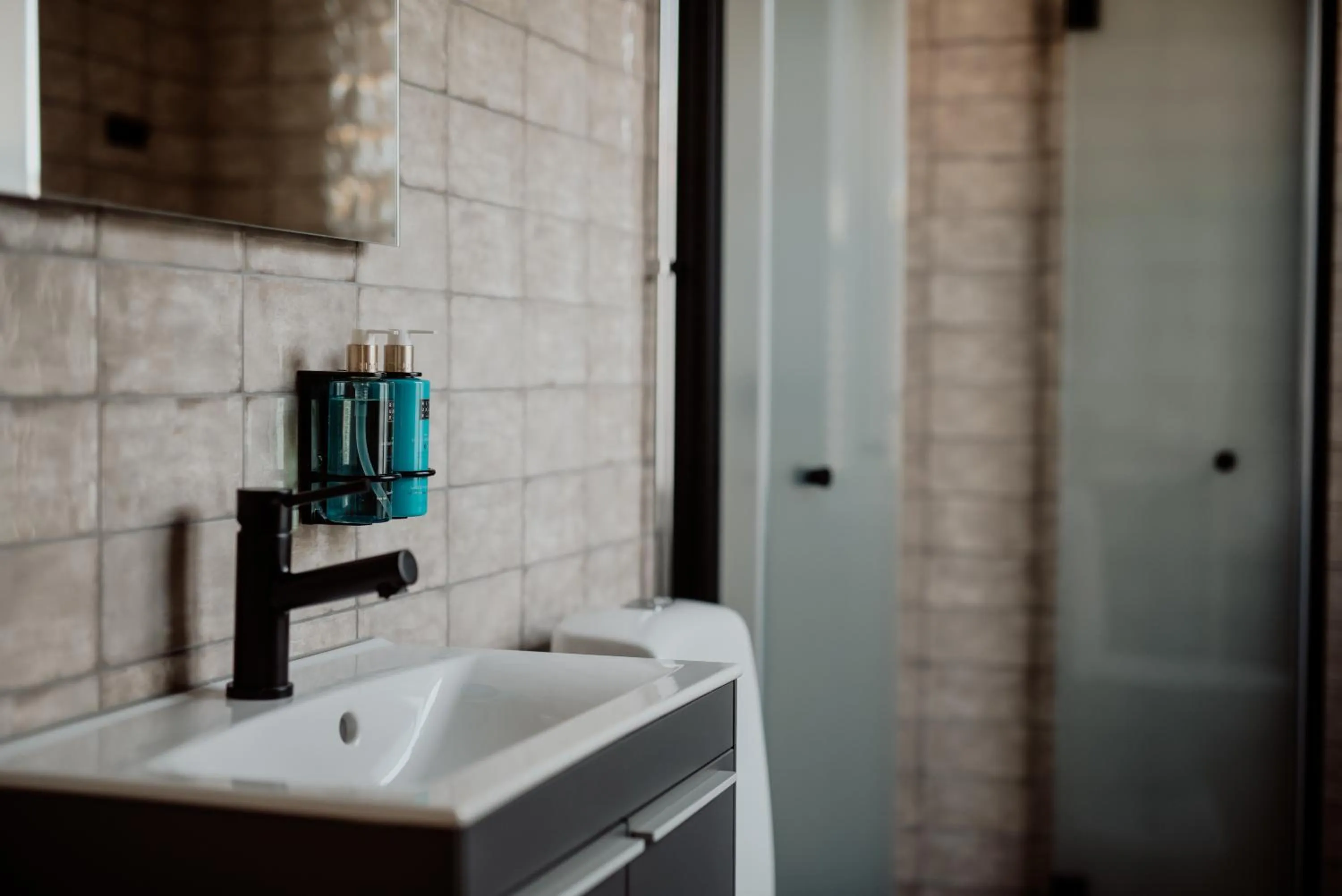 Bathroom in Hotell & Bistro Rödesund