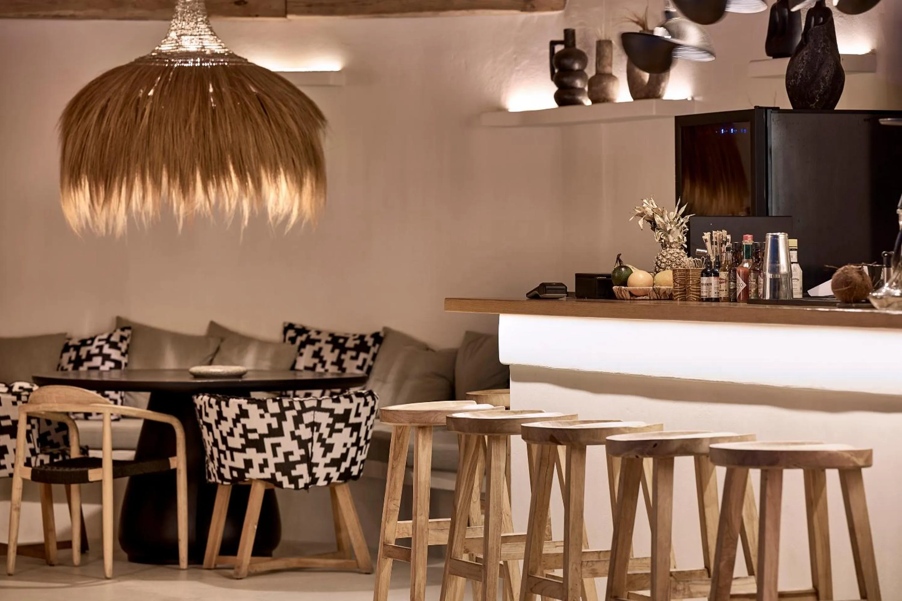 Lounge or bar in Sharm Hotel Mykonos