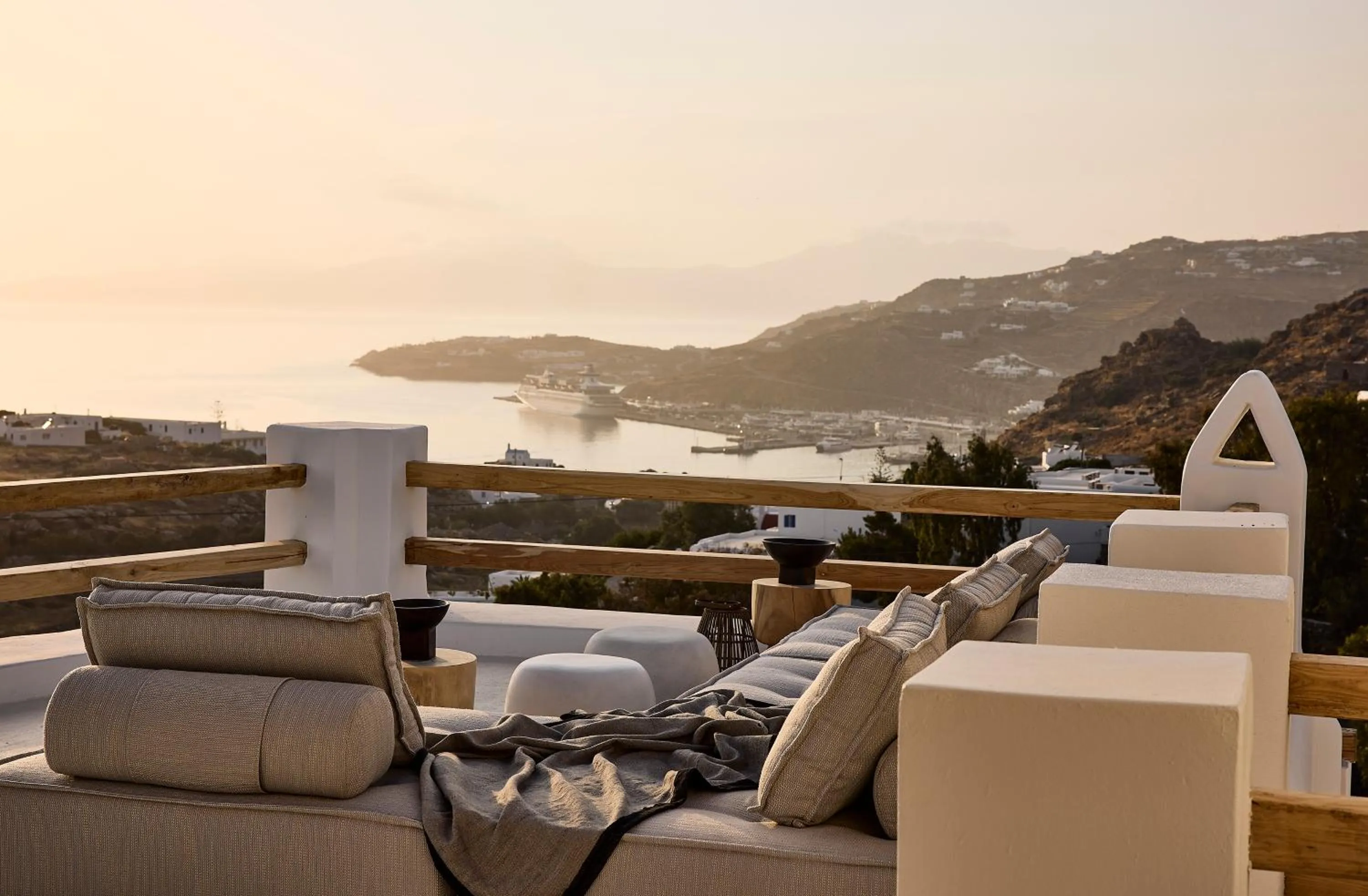 Balcony/Terrace in Sharm Hotel Mykonos