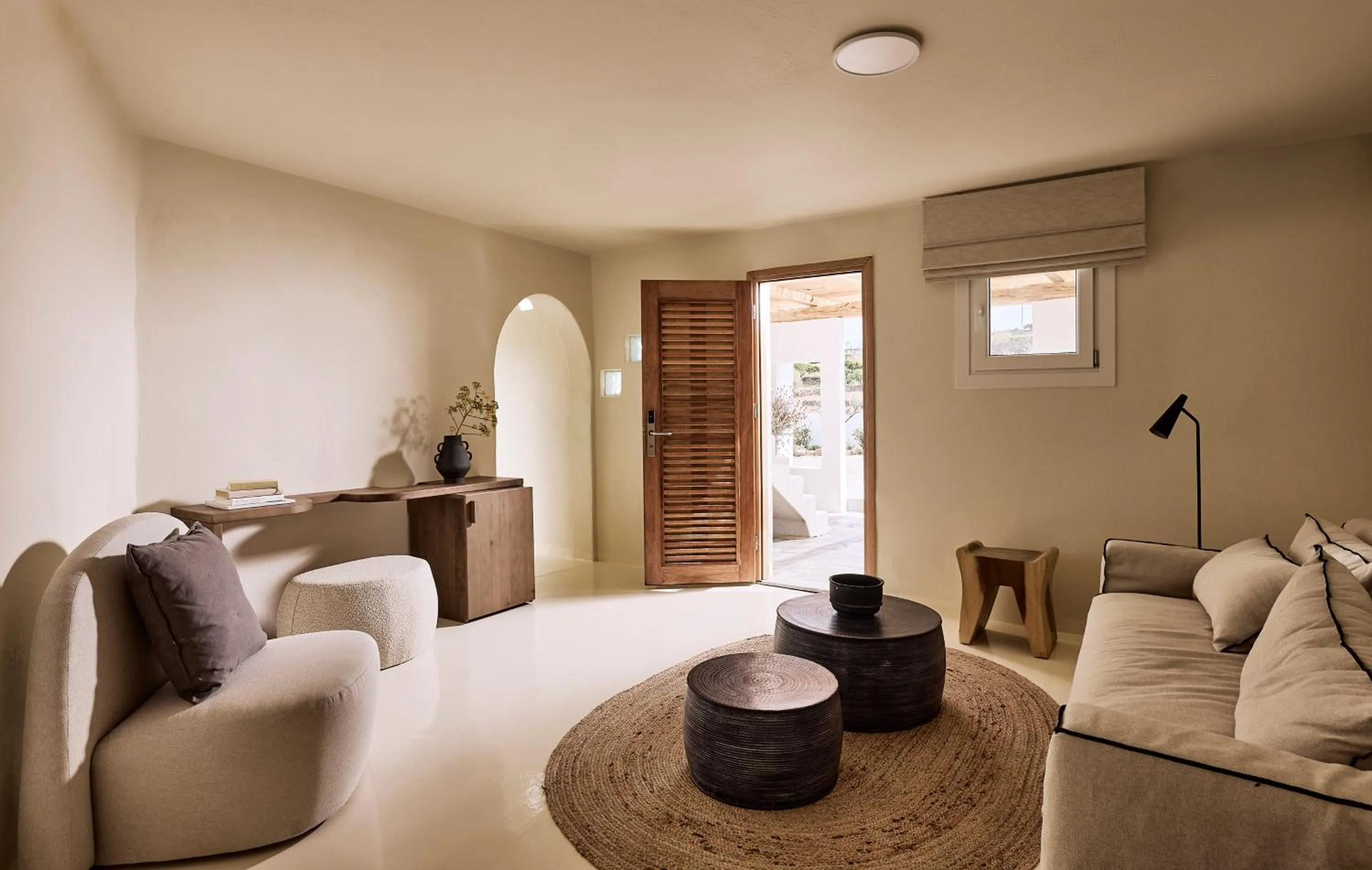 Living room in Sharm Hotel Mykonos