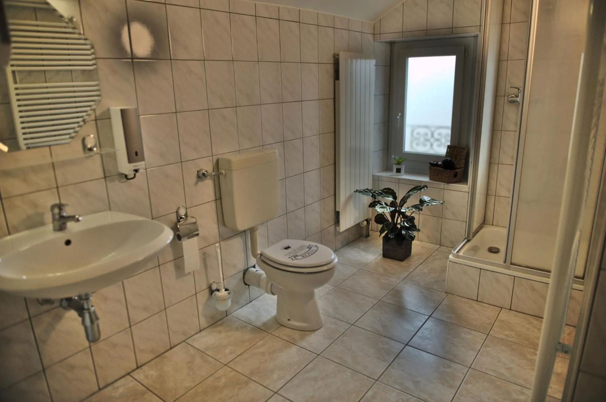 Bathroom in Auberge Les Rangs