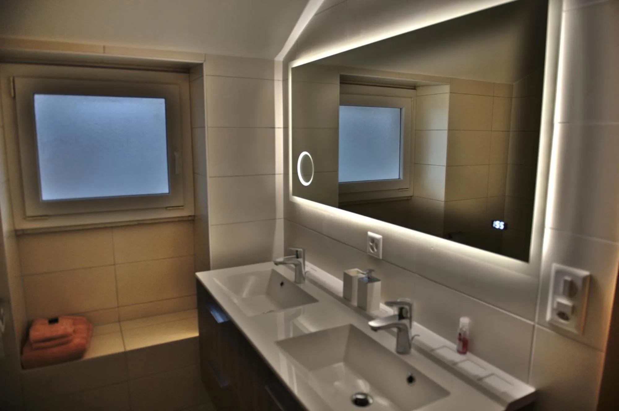 Bathroom in Auberge Les Rangs