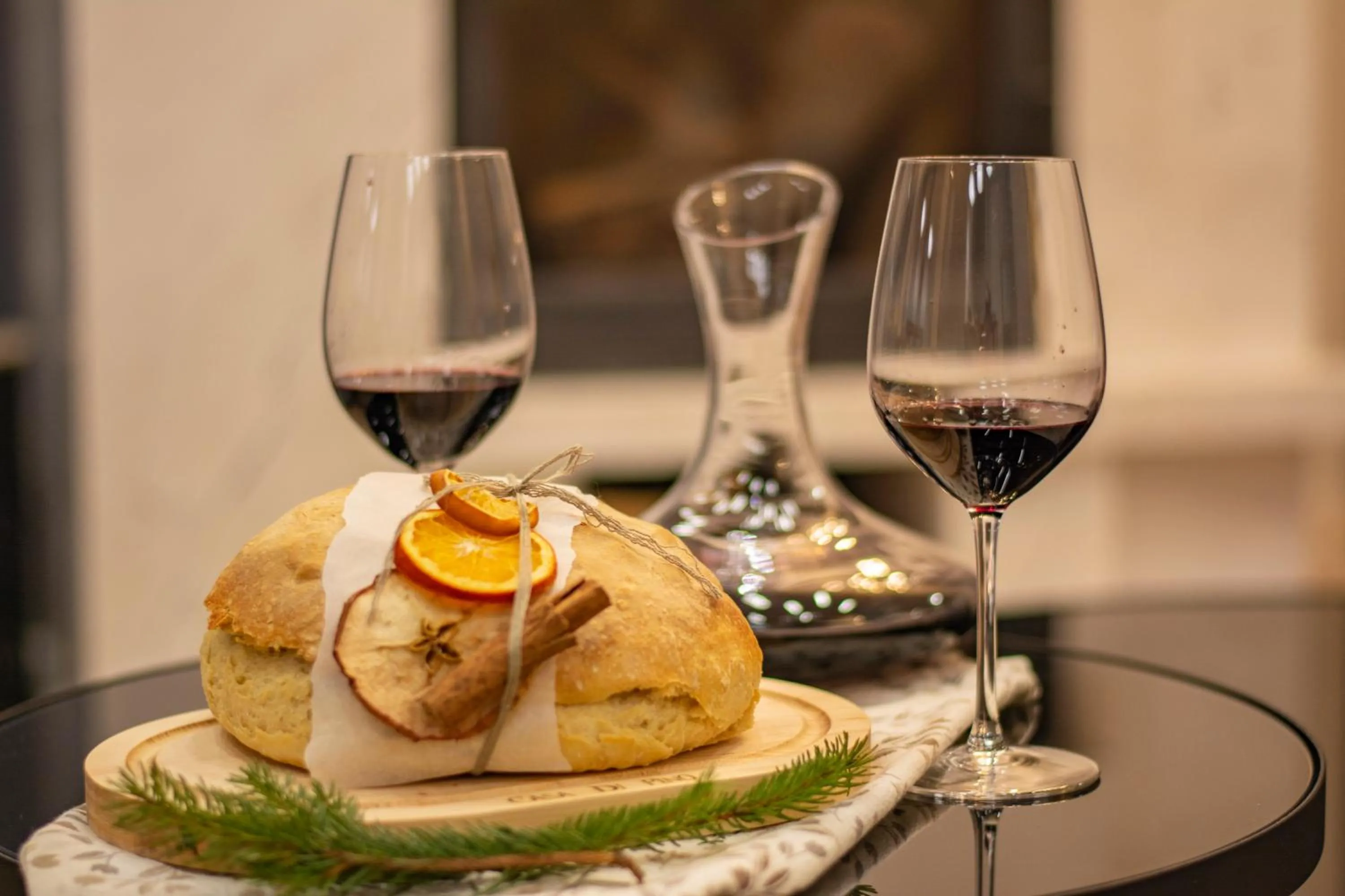 Food and drinks in Casa di Pino EcoLodge Hotel