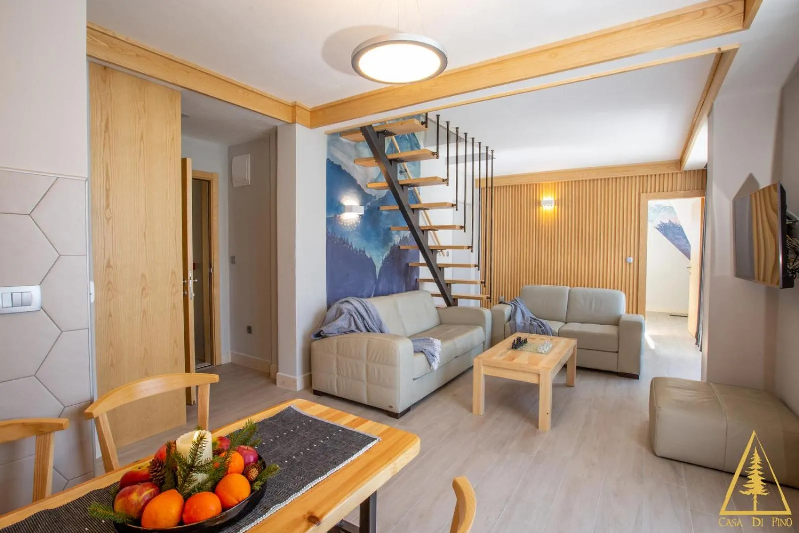 Living room in Casa di Pino EcoLodge Hotel