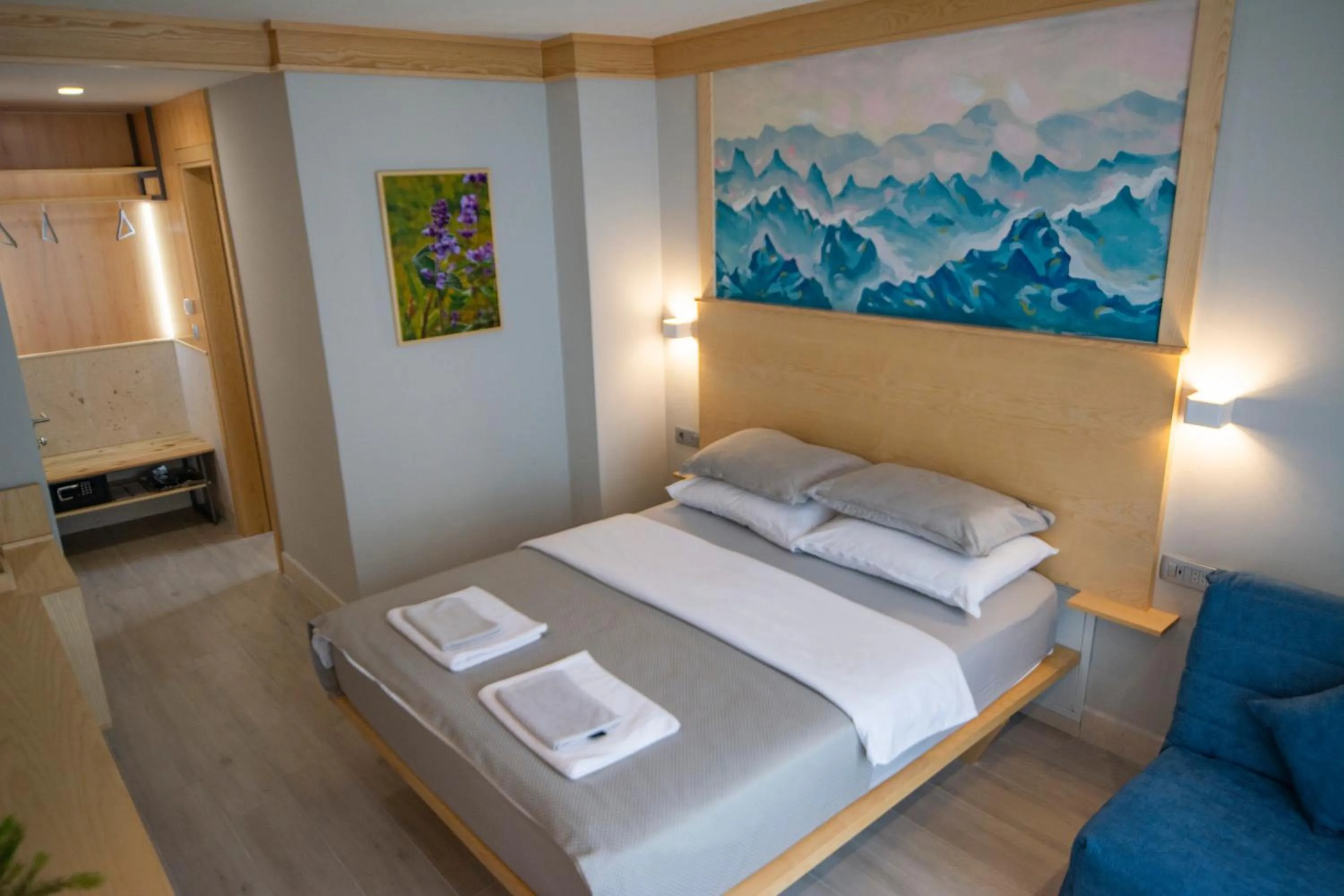 Bed in Casa di Pino EcoLodge Hotel