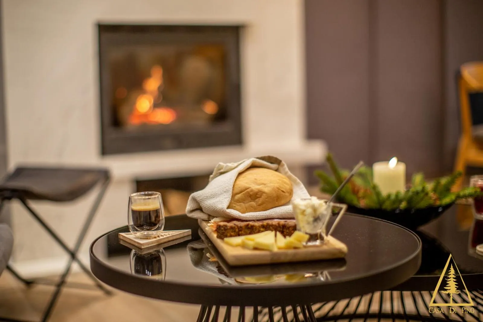 Restaurant/places to eat in Casa di Pino EcoLodge Hotel