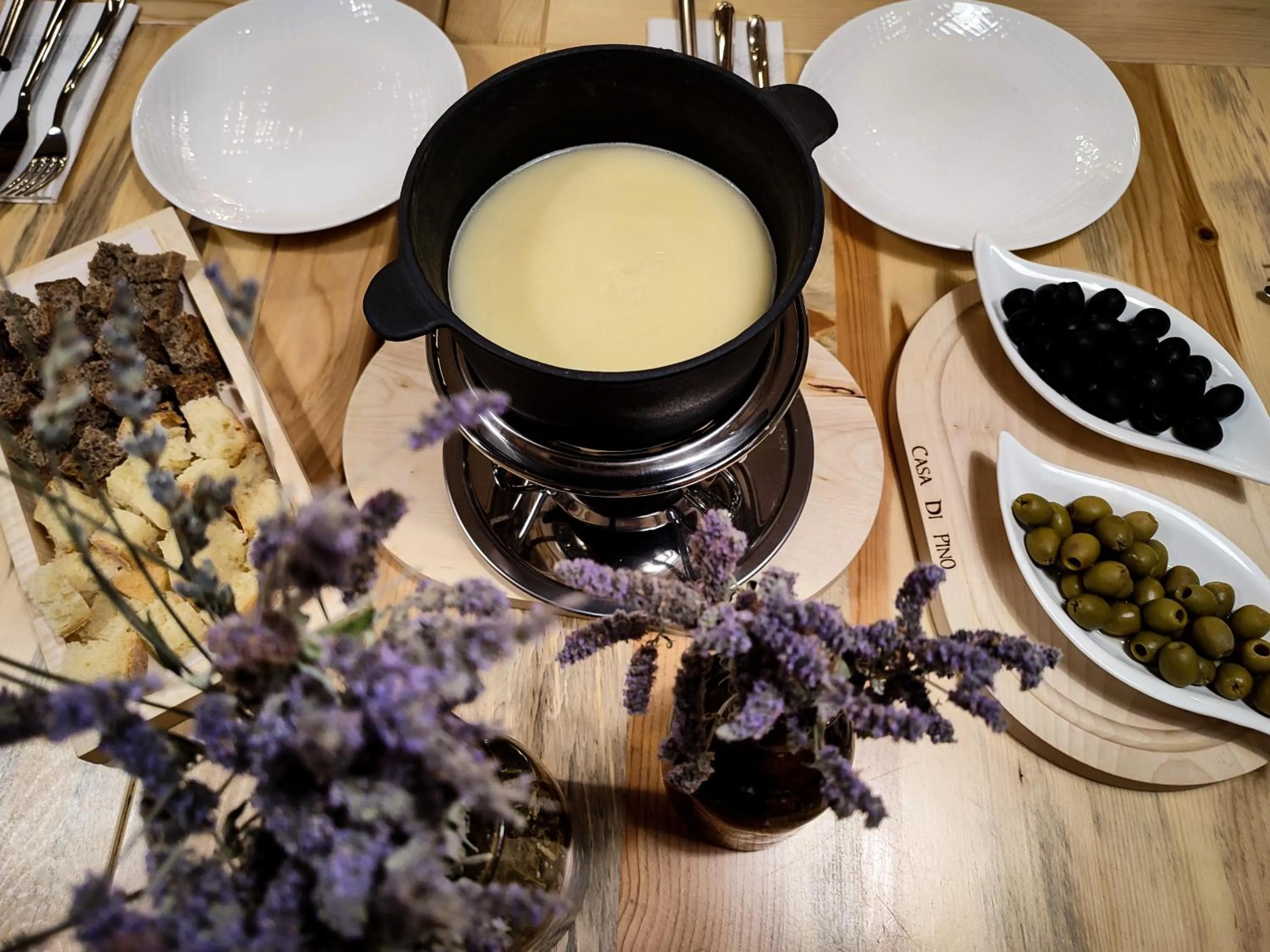 Food in Casa di Pino EcoLodge Hotel