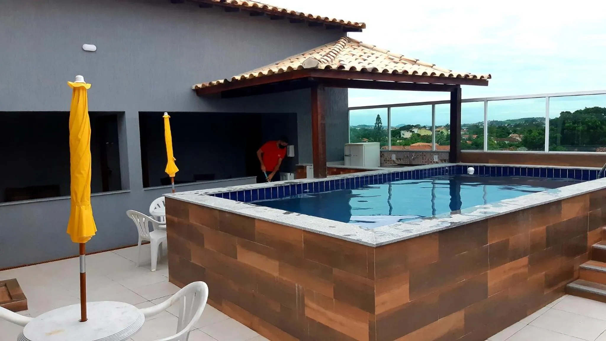 Swimming pool in Pousada São Pedro