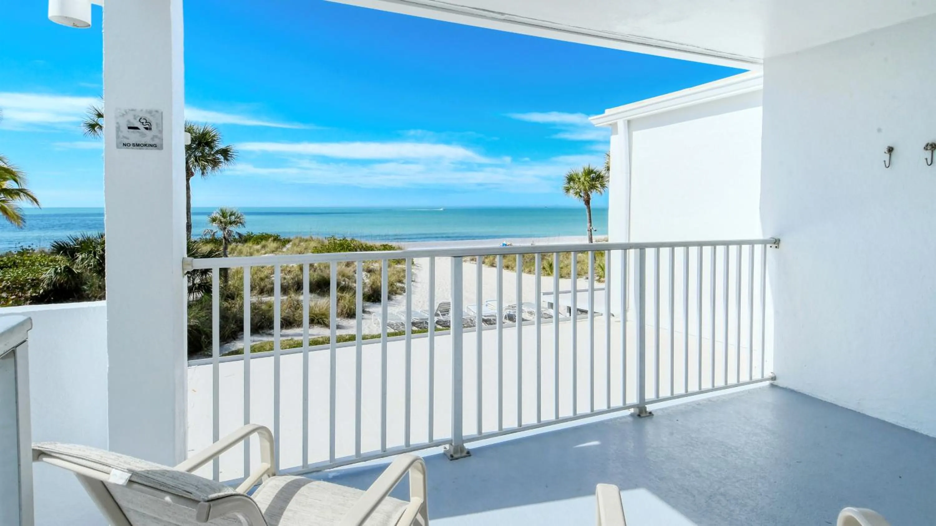 LaPlaya 206C Gorgeous vistas of the Gulf from this light and bright end unit with private access to the beach