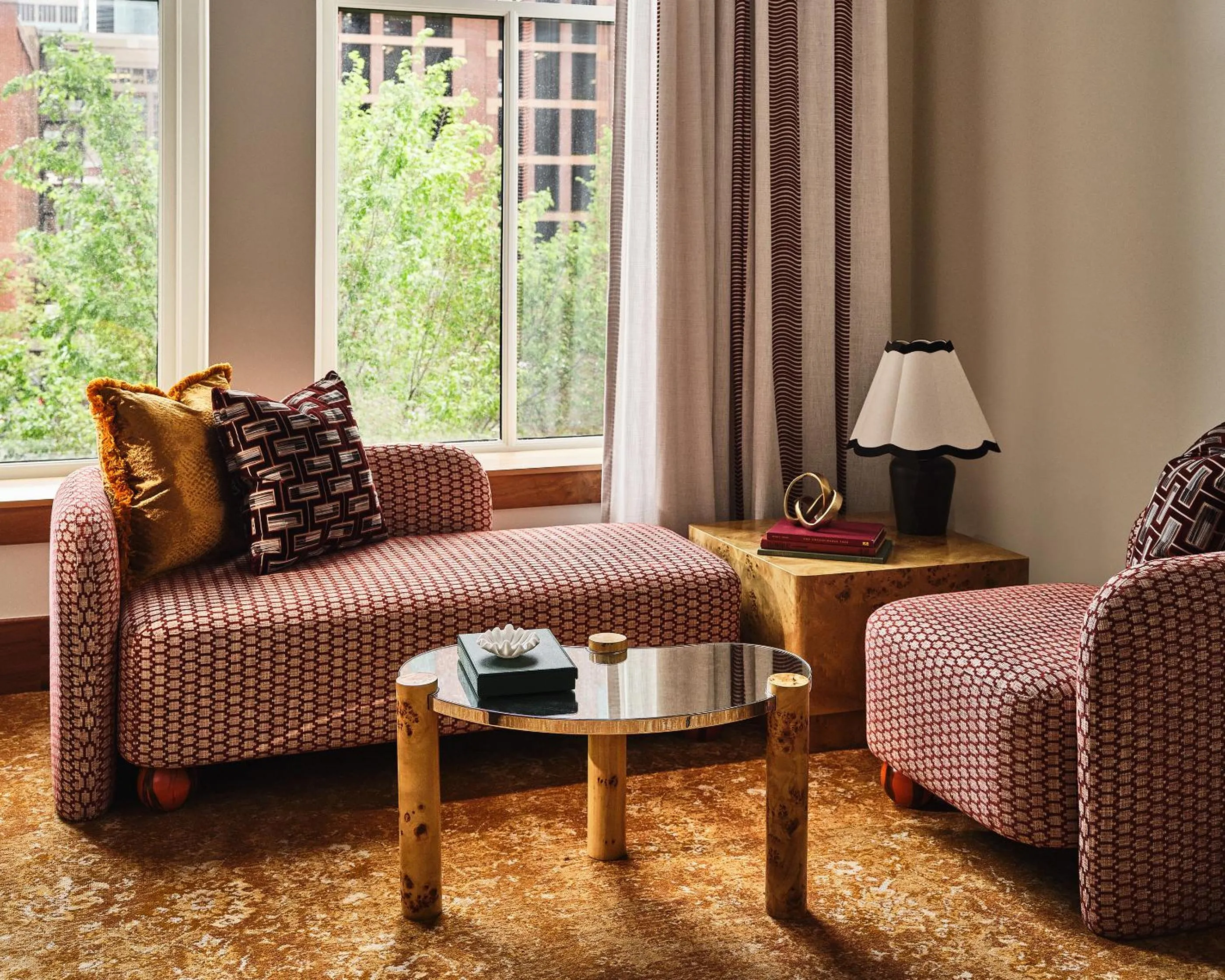 Seating area in The Crawford Hotel