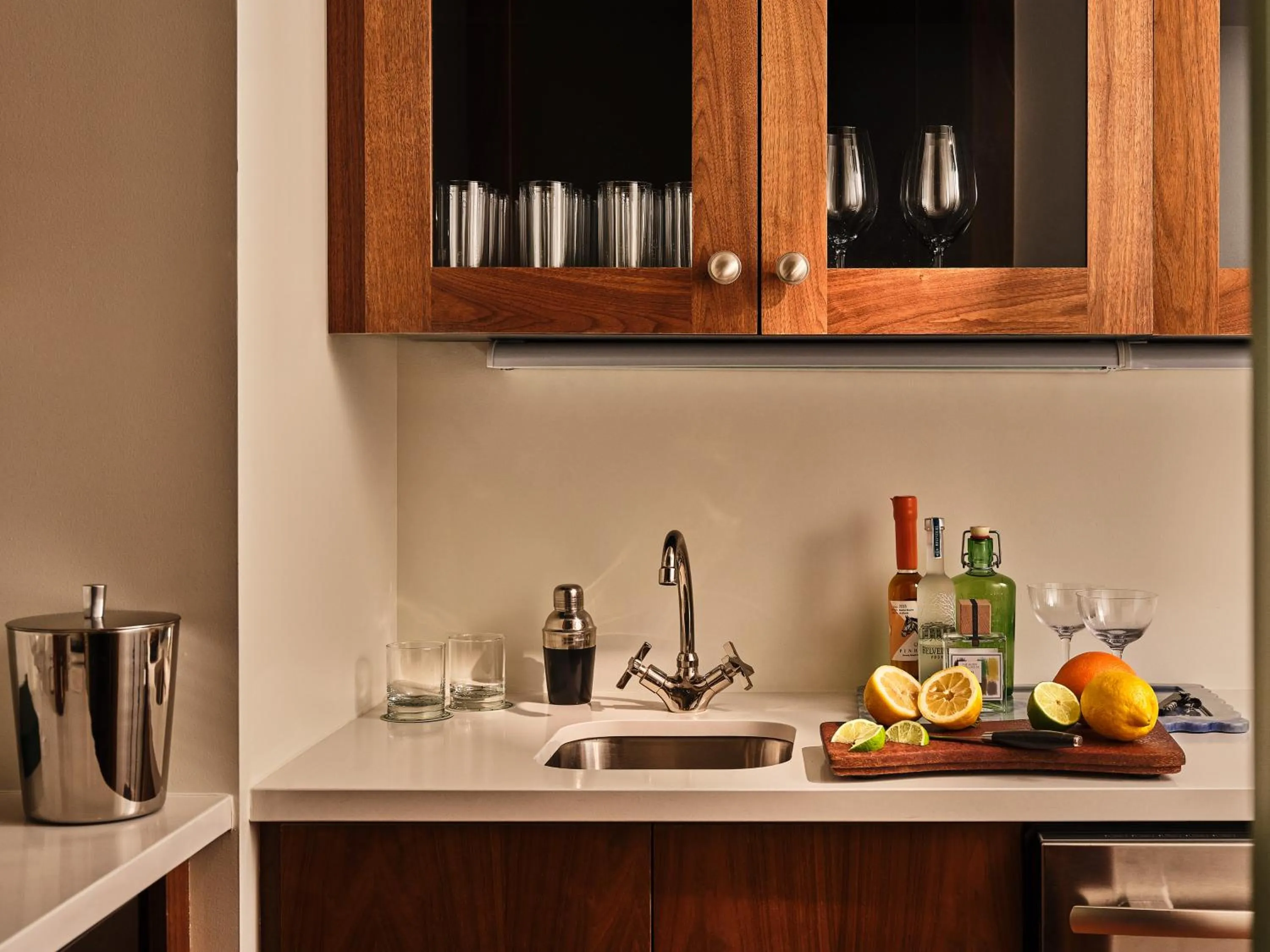 Kitchen or kitchenette in The Crawford Hotel