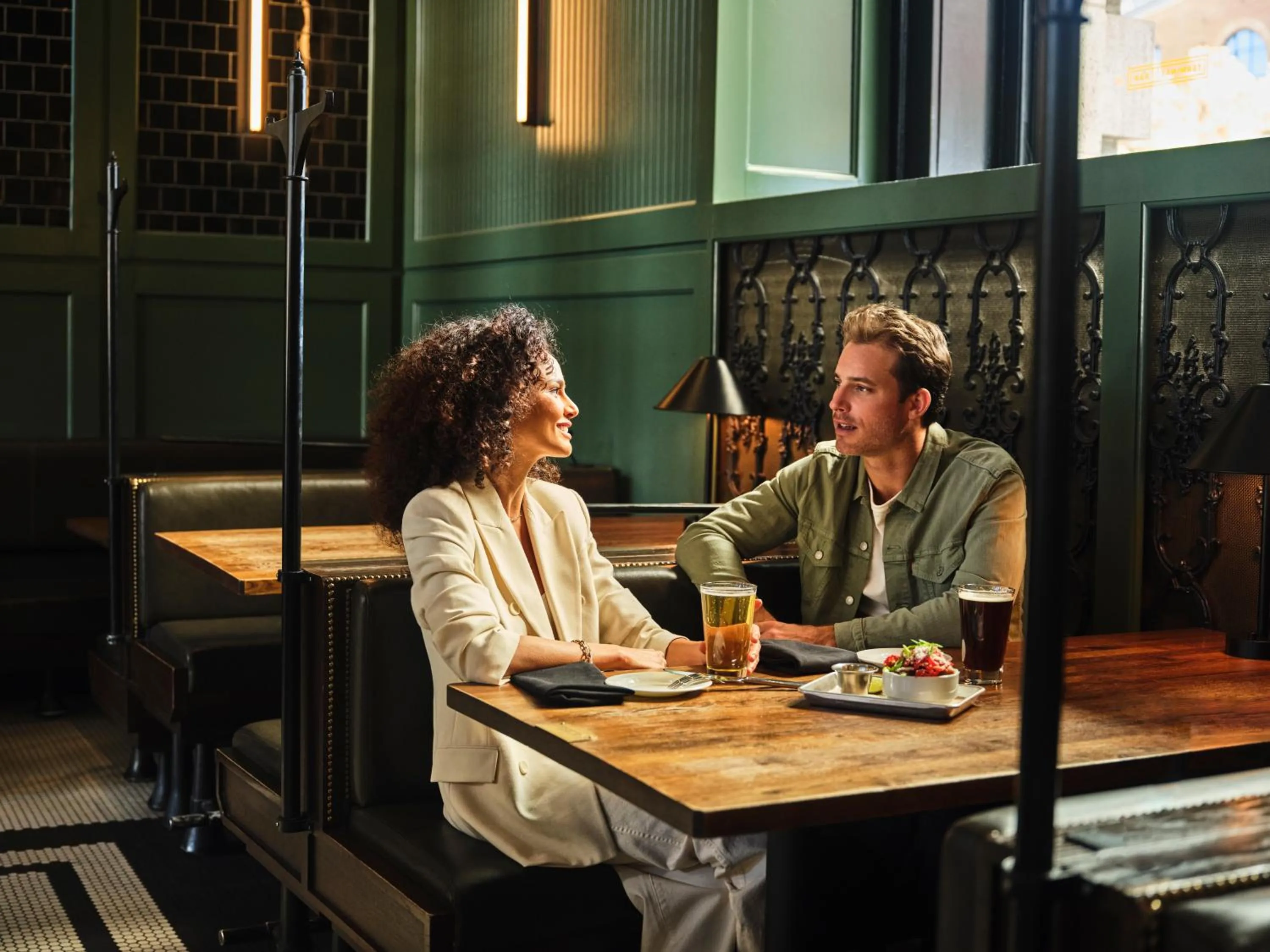 Food and drinks in The Crawford Hotel