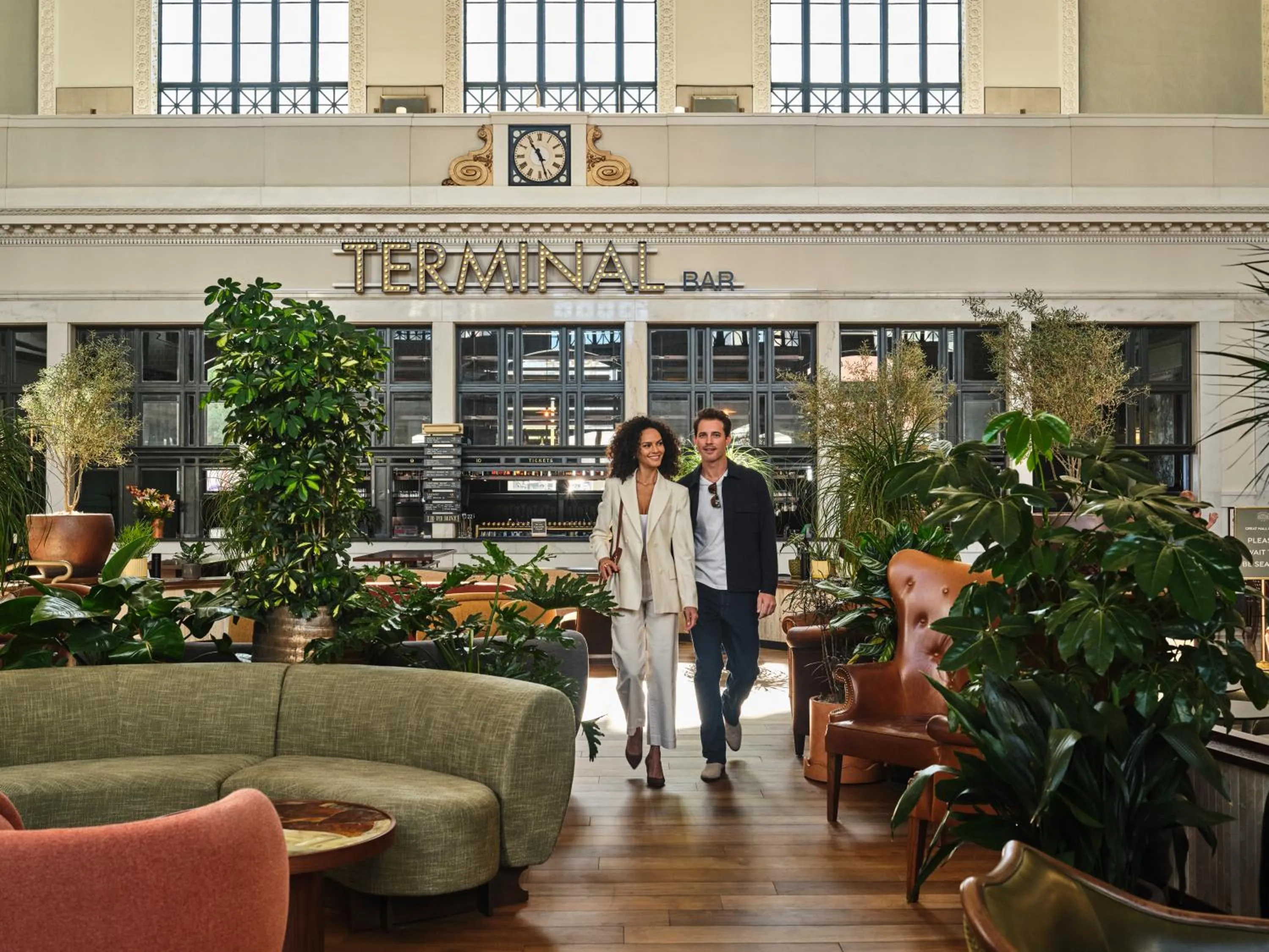 Seating area in The Crawford Hotel