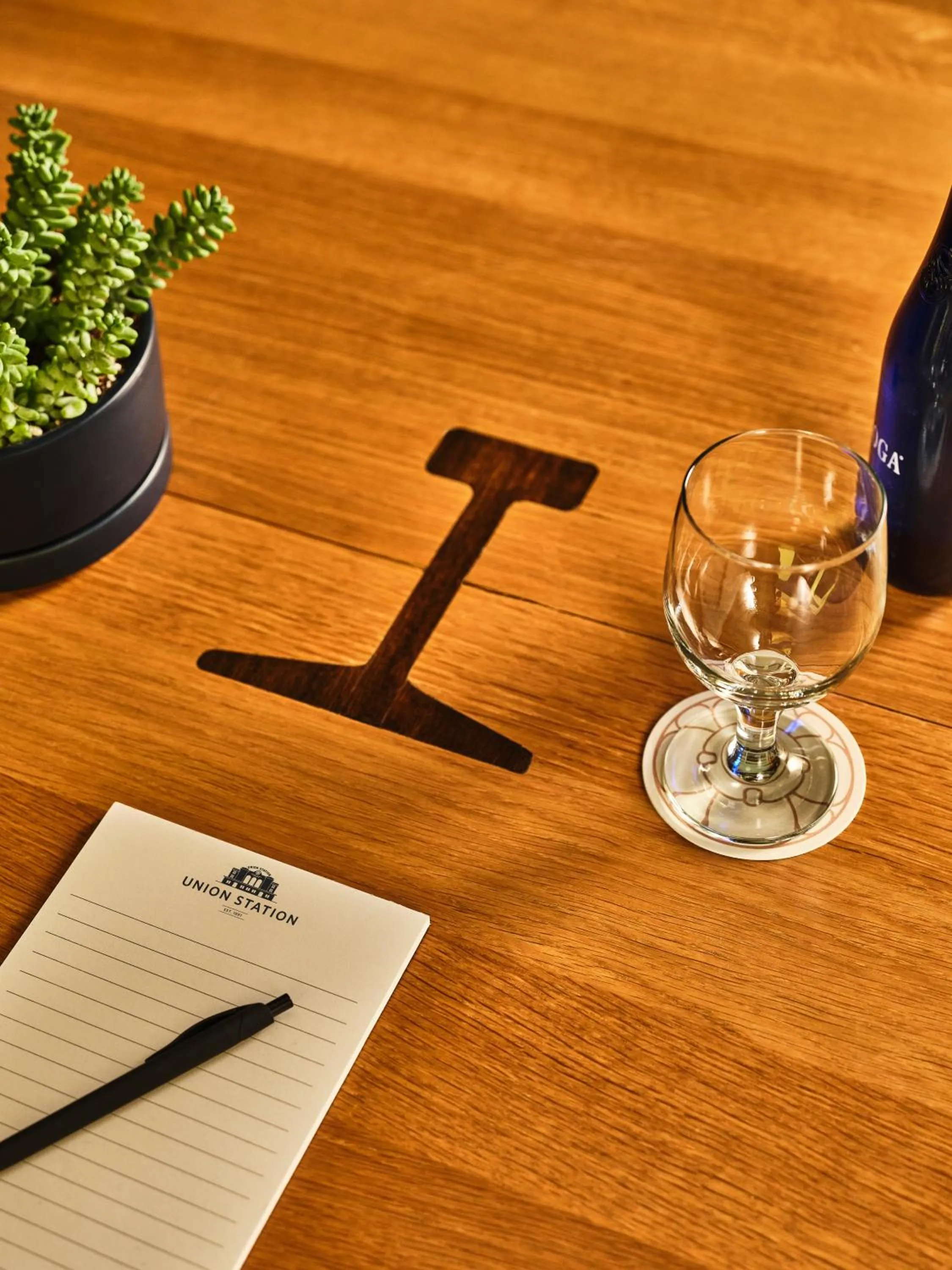 Decorative detail in The Crawford Hotel