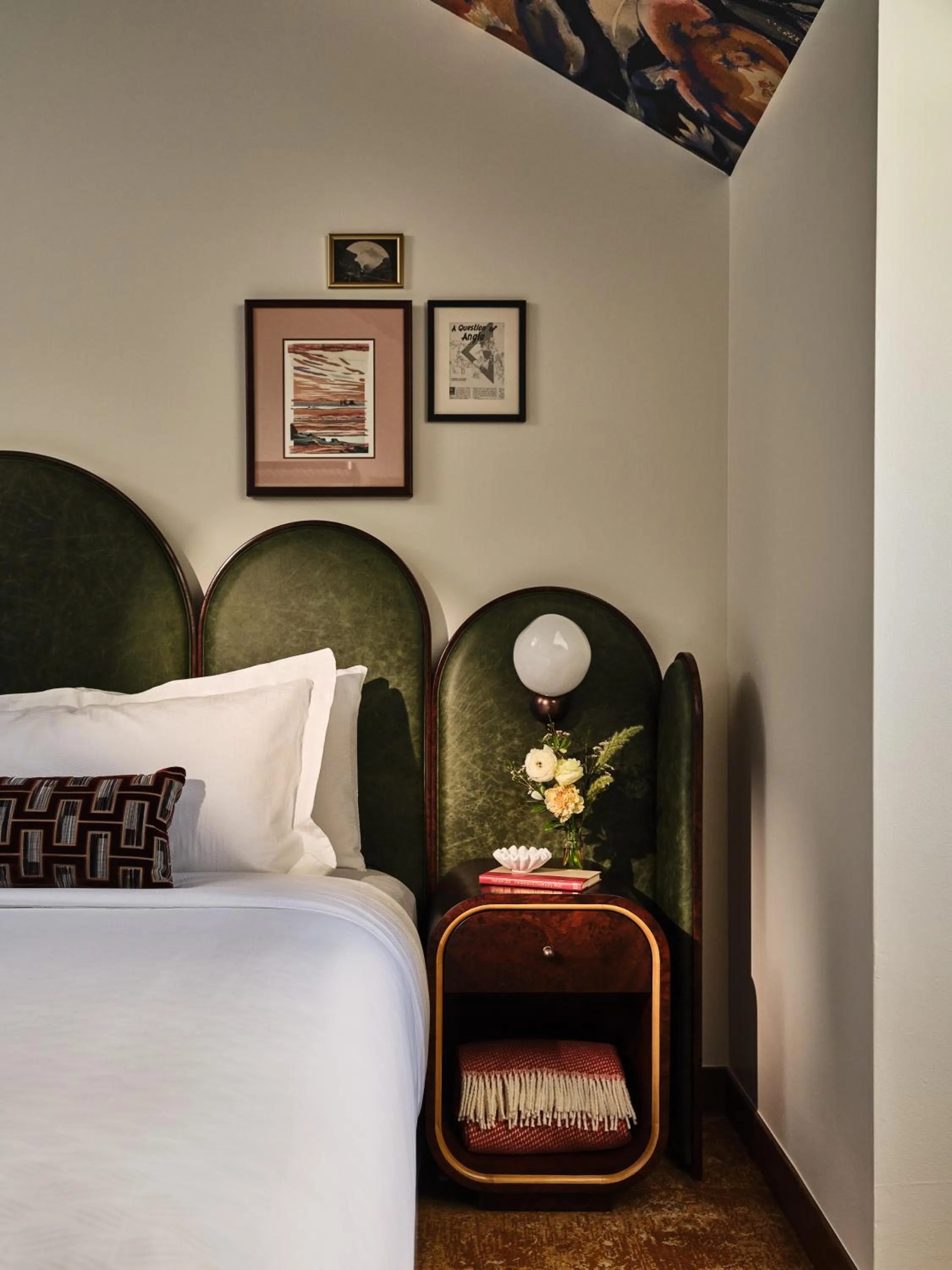 Bed in The Crawford Hotel