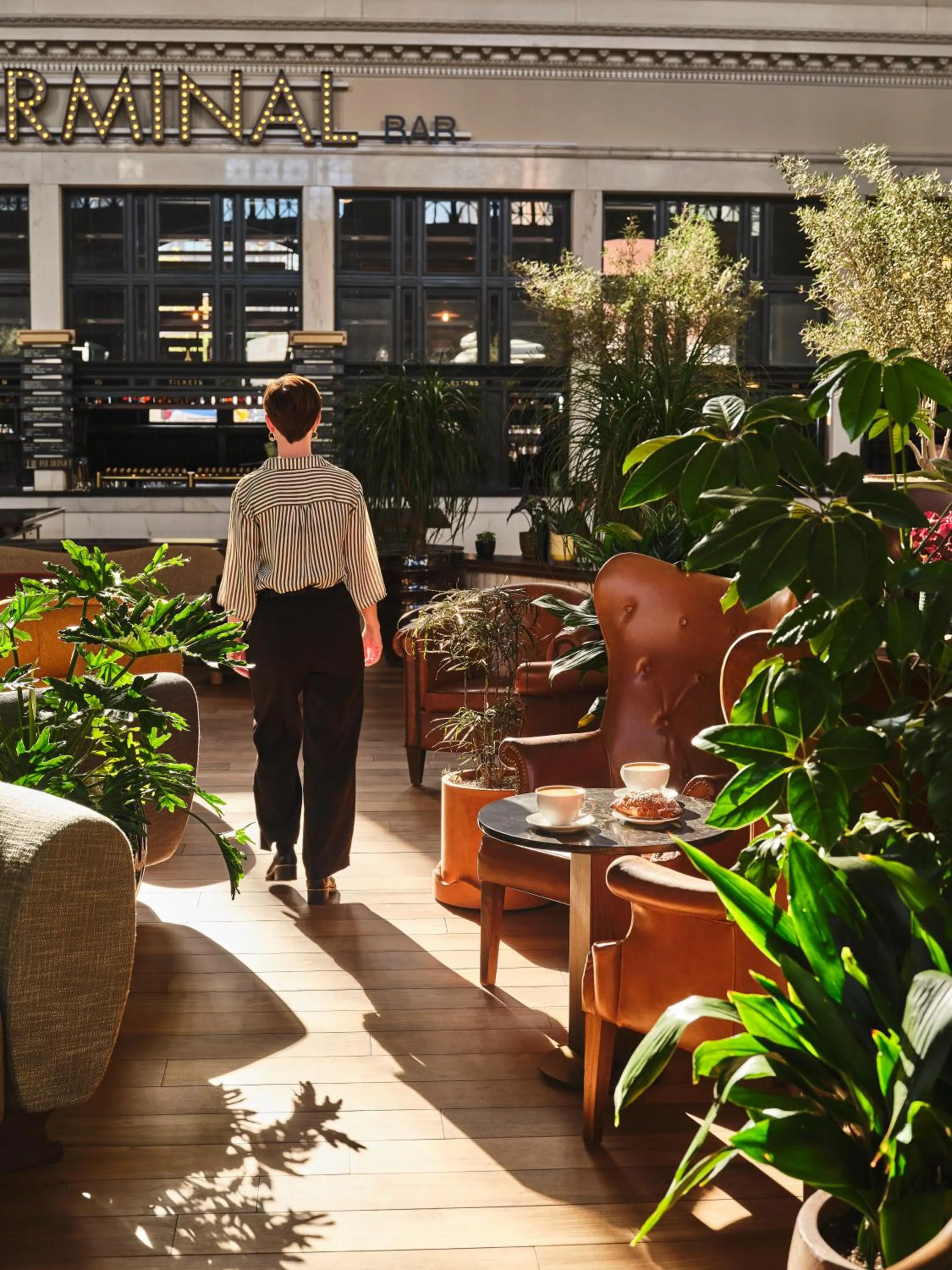 Seating area in The Crawford Hotel