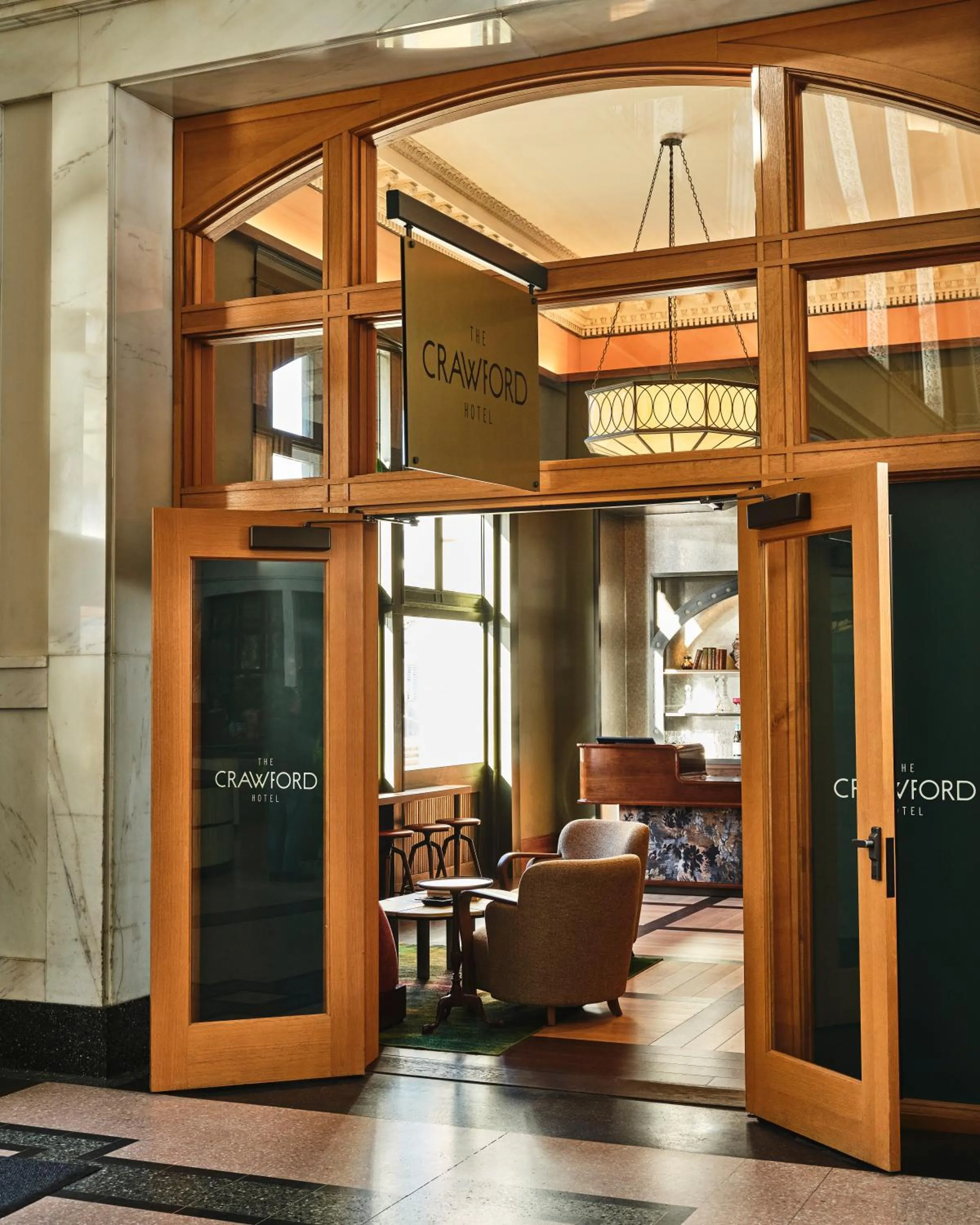 Facade/entrance in The Crawford Hotel