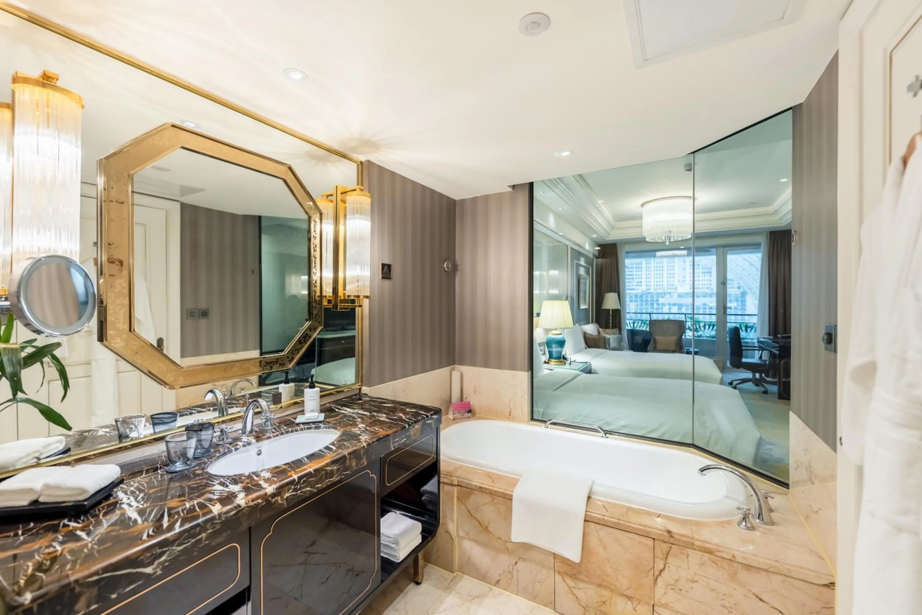 Bathroom in InterContinental Chengdu Global Center by IHG
