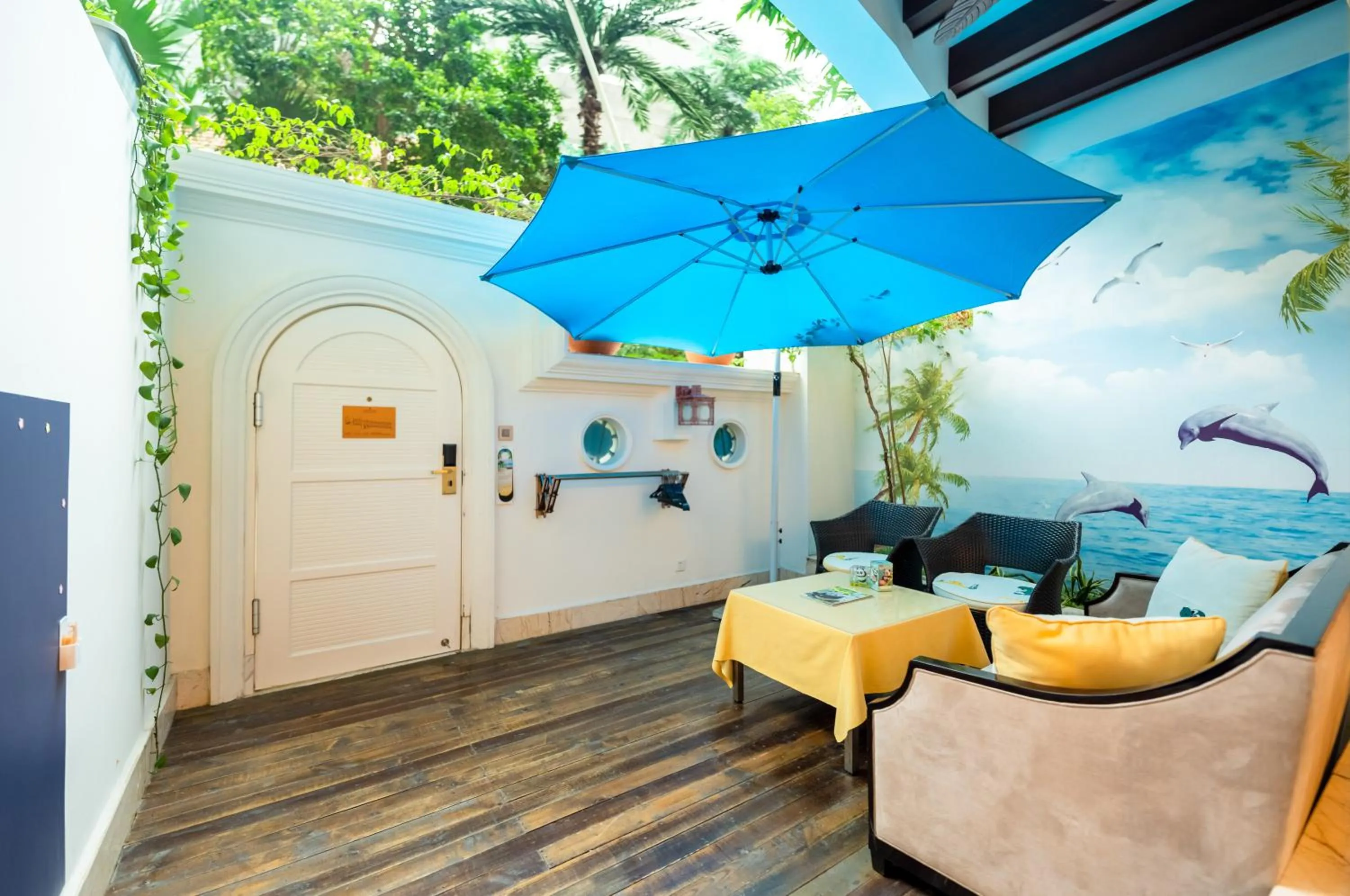 Garden view in InterContinental Chengdu Global Center by IHG