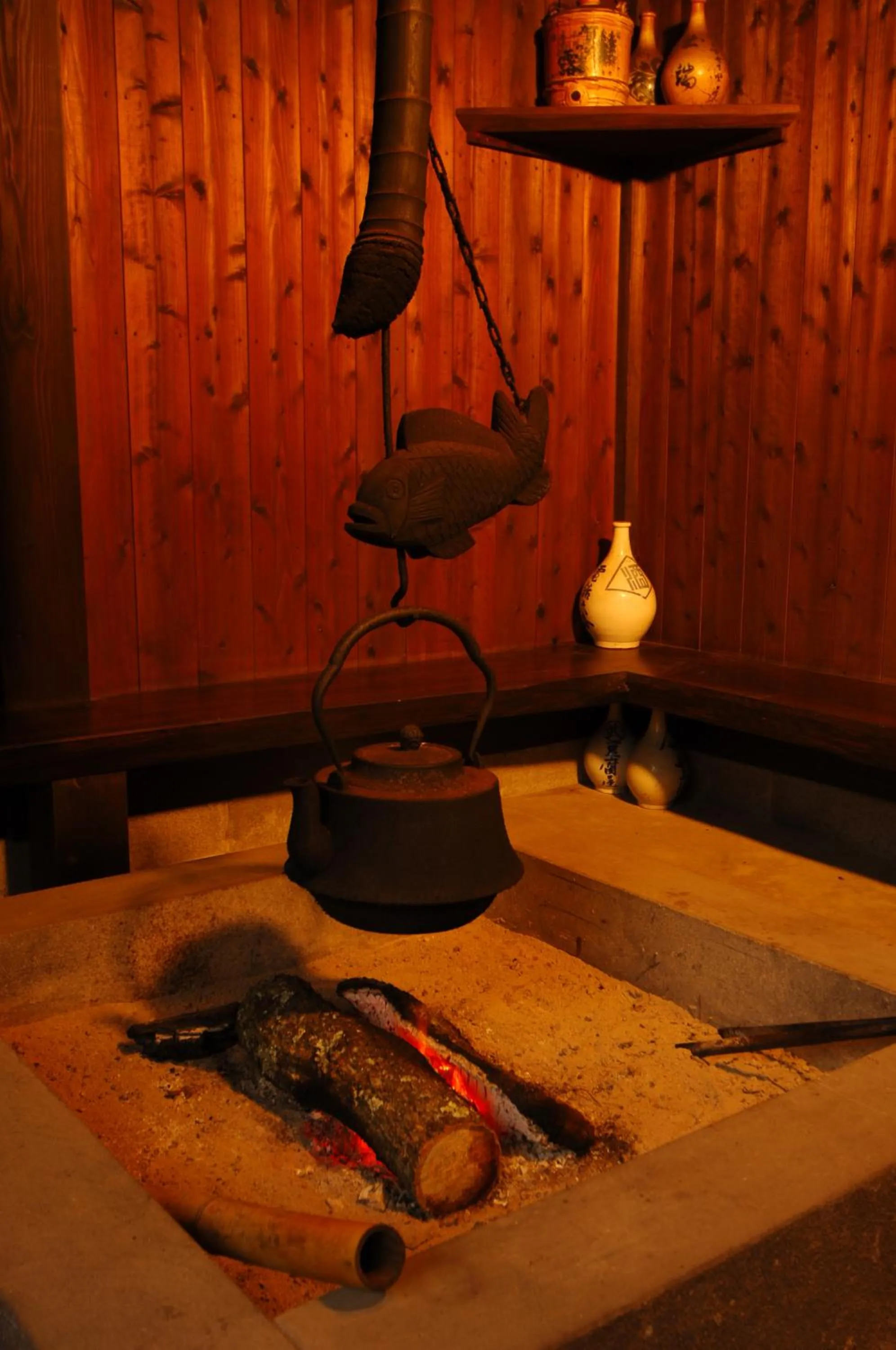 Decorative detail in Ryokan Yunosako