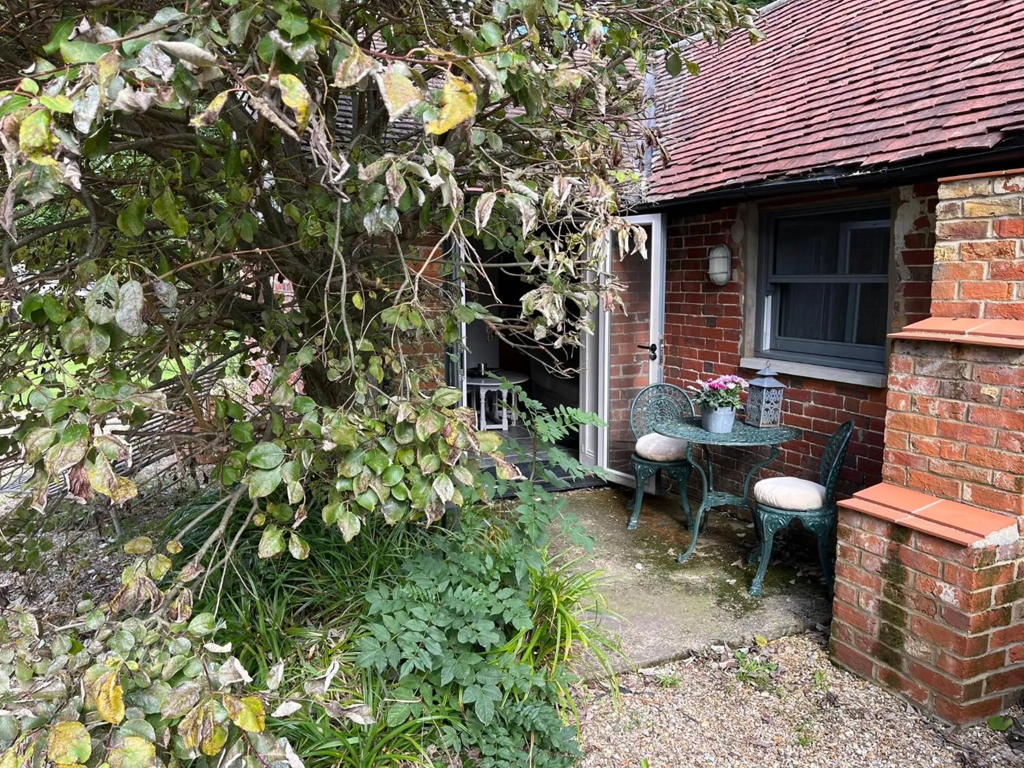 Patio in Street Farmhouse