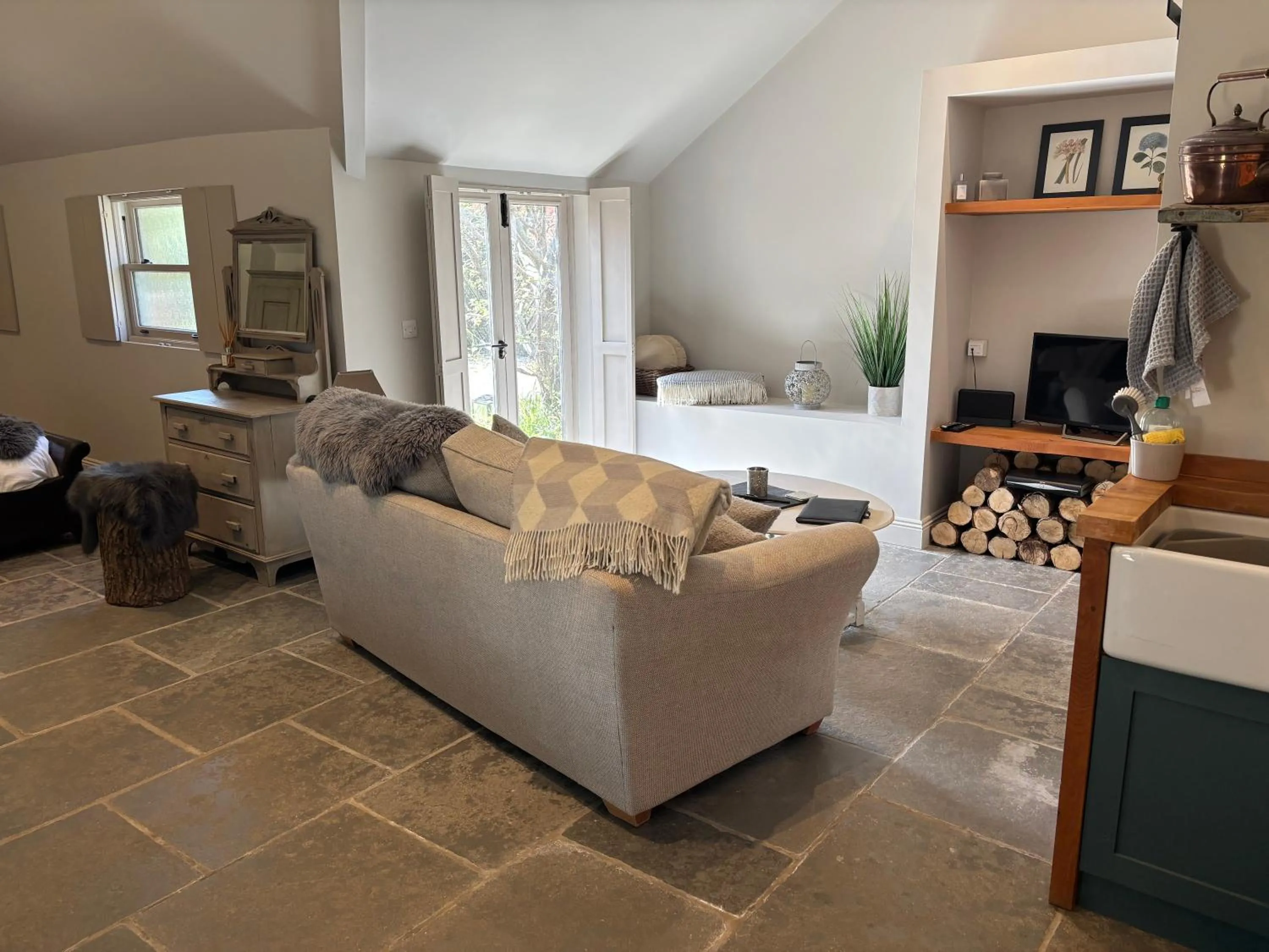 Living room in Street Farmhouse