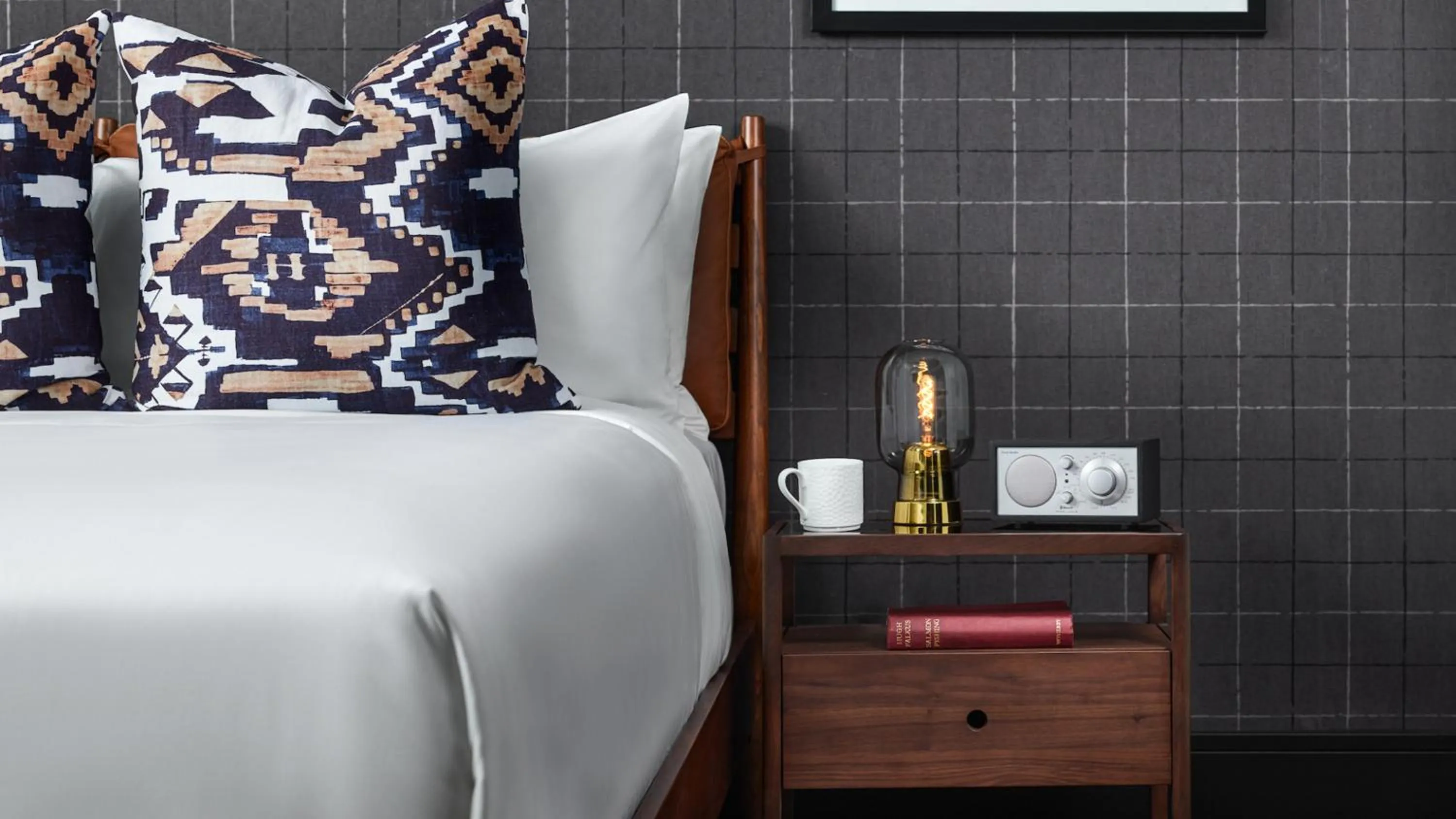 Bed in The Rally Hotel at McGregor Square