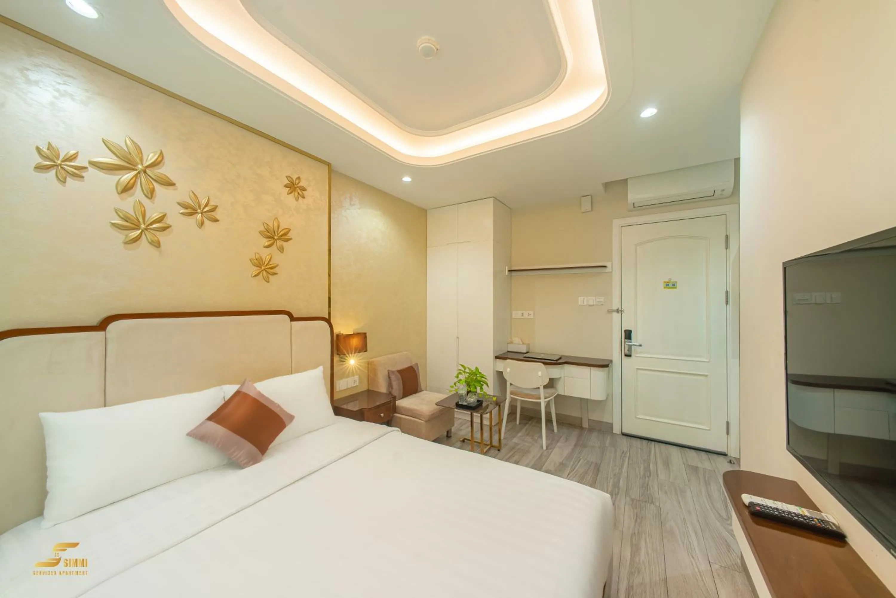 Bed in Simmi 6 Hotel & Apartment