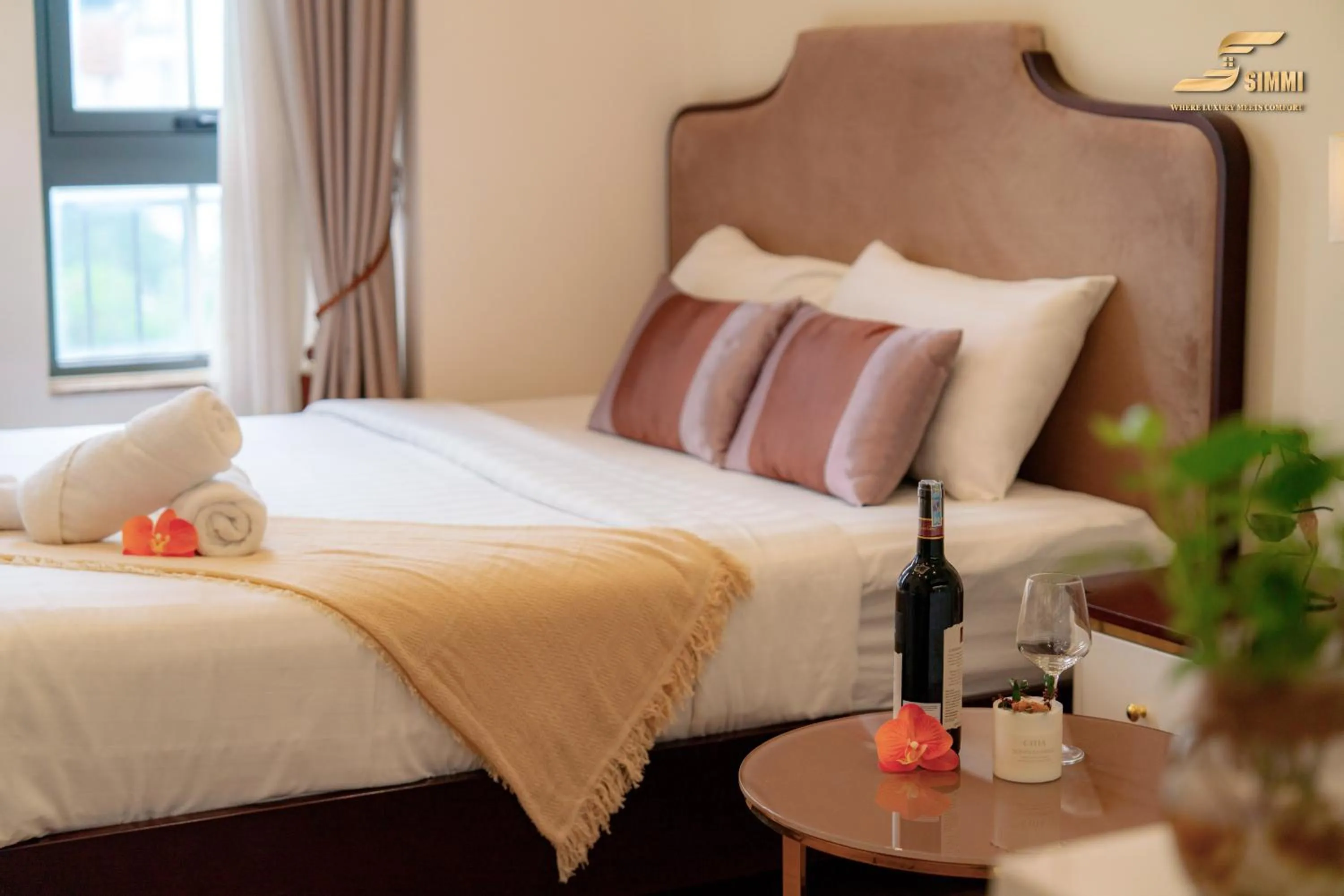 Bed in Simmi 6 Hotel & Apartment