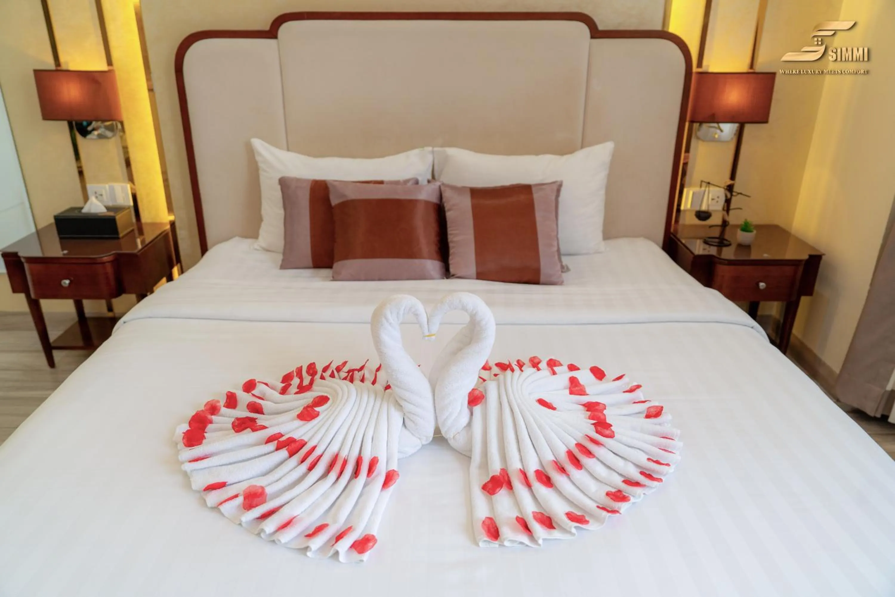 Bed in Simmi 6 Hotel & Apartment