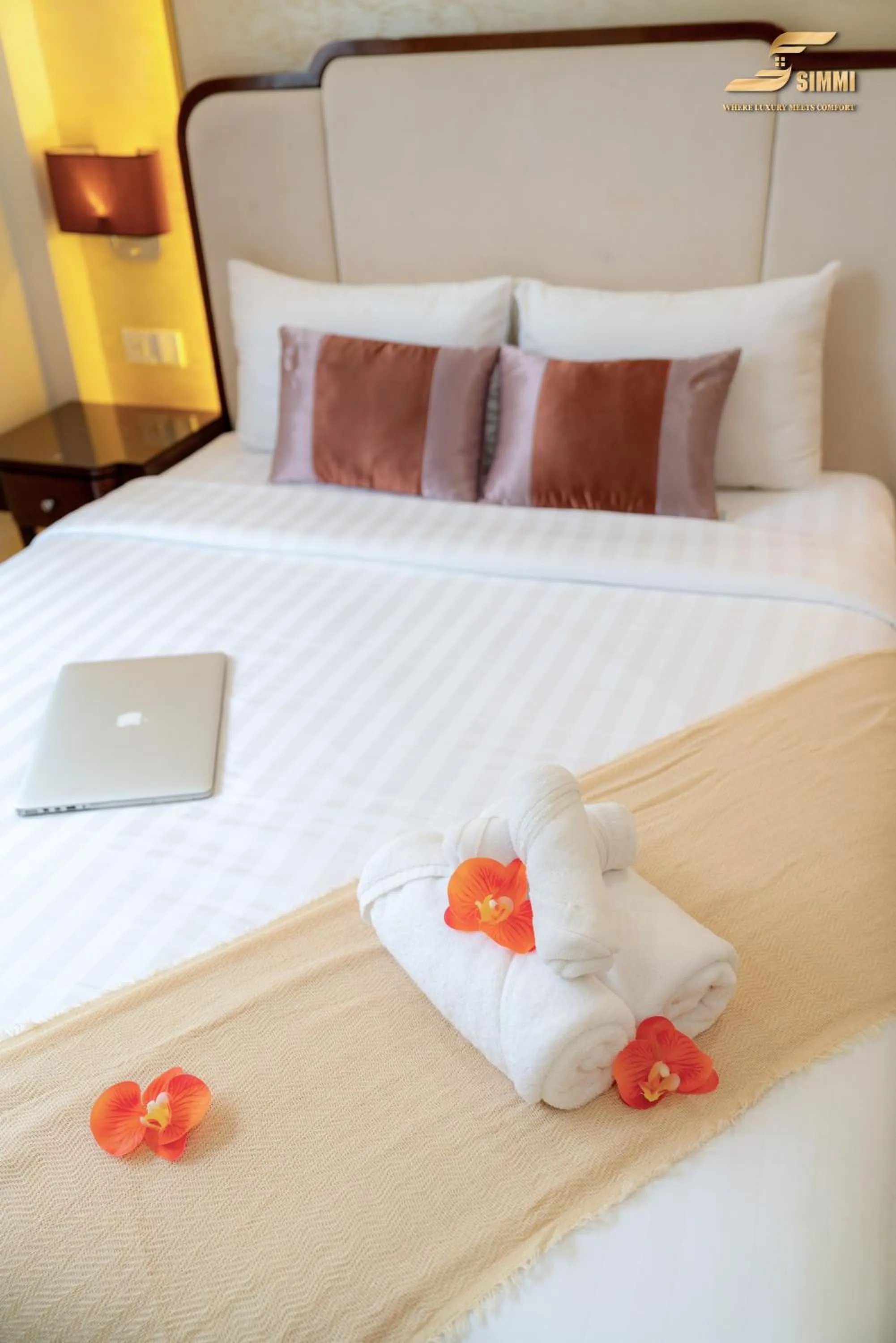 Bed in Simmi 6 Hotel & Apartment