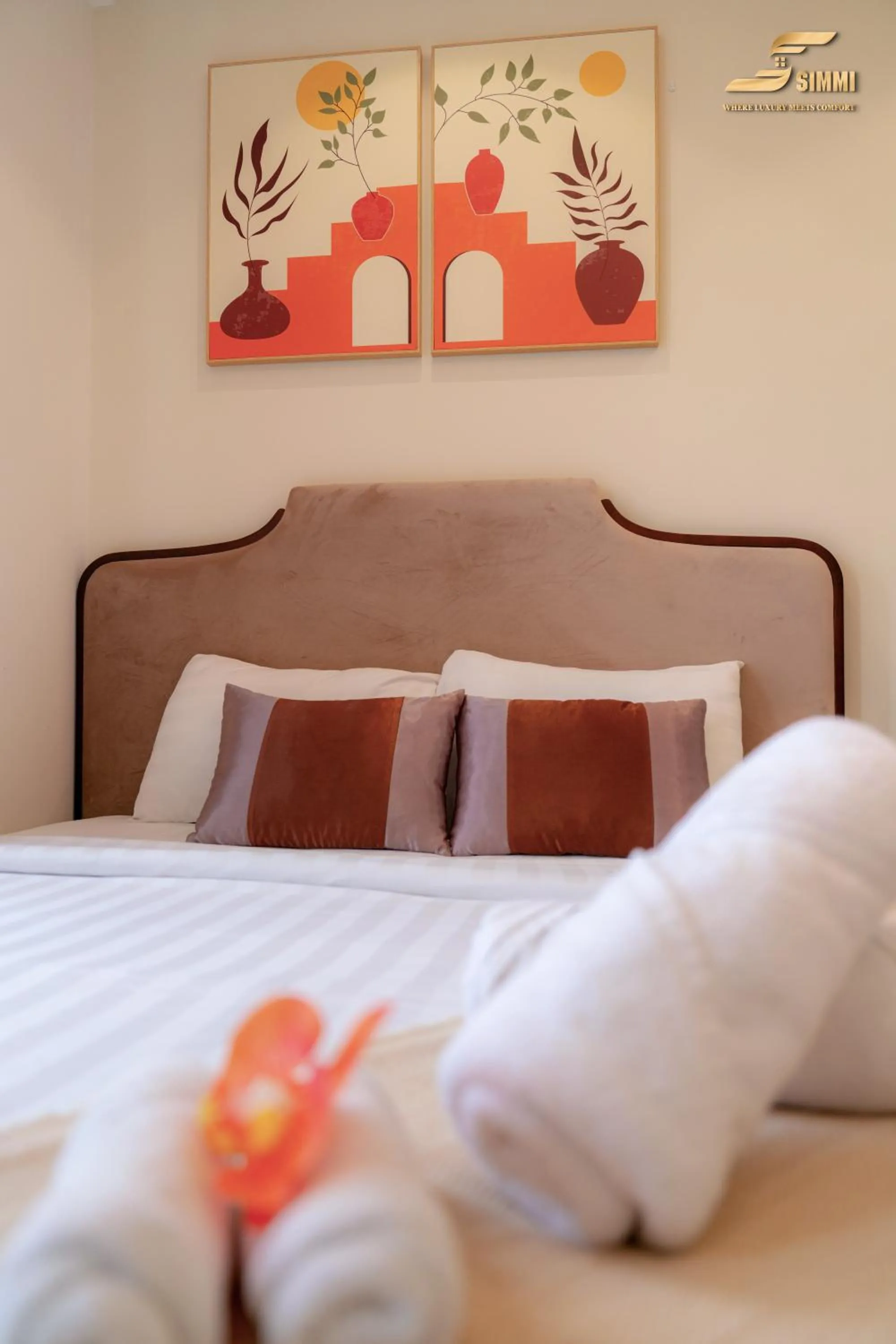 Bed in Simmi 6 Hotel & Apartment