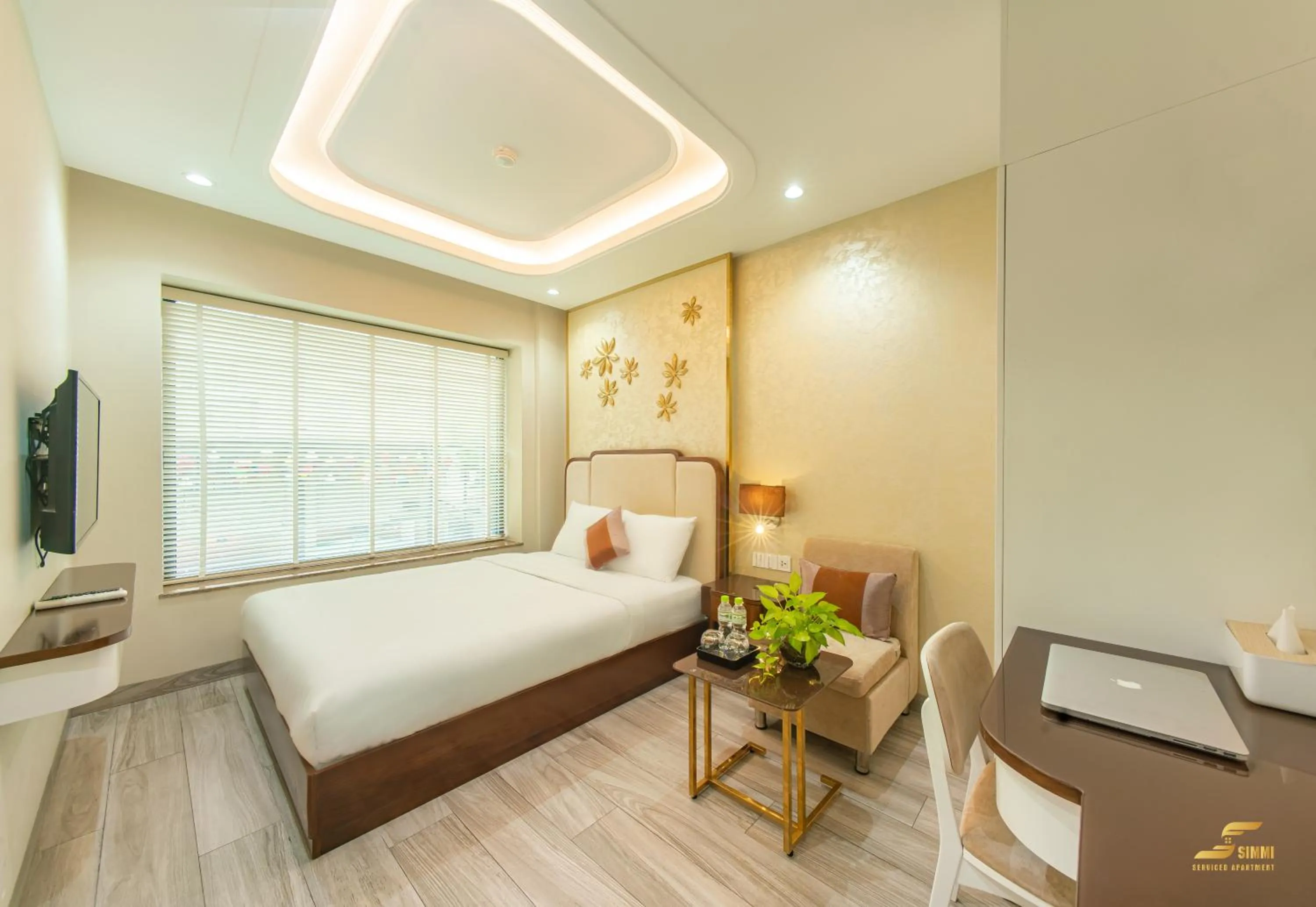 Bed in Simmi 6 Hotel & Apartment