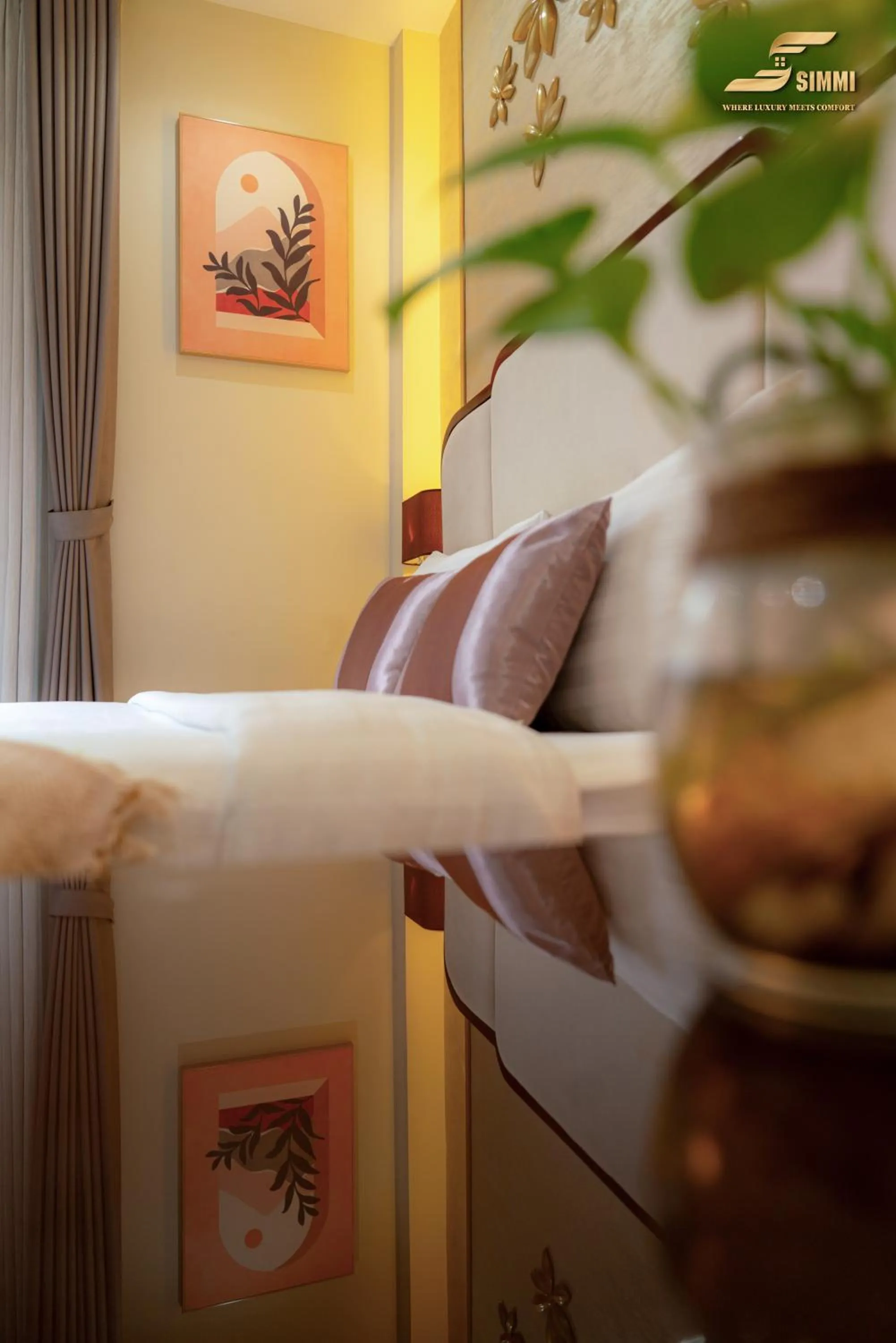 Bed in Simmi 6 Hotel & Apartment