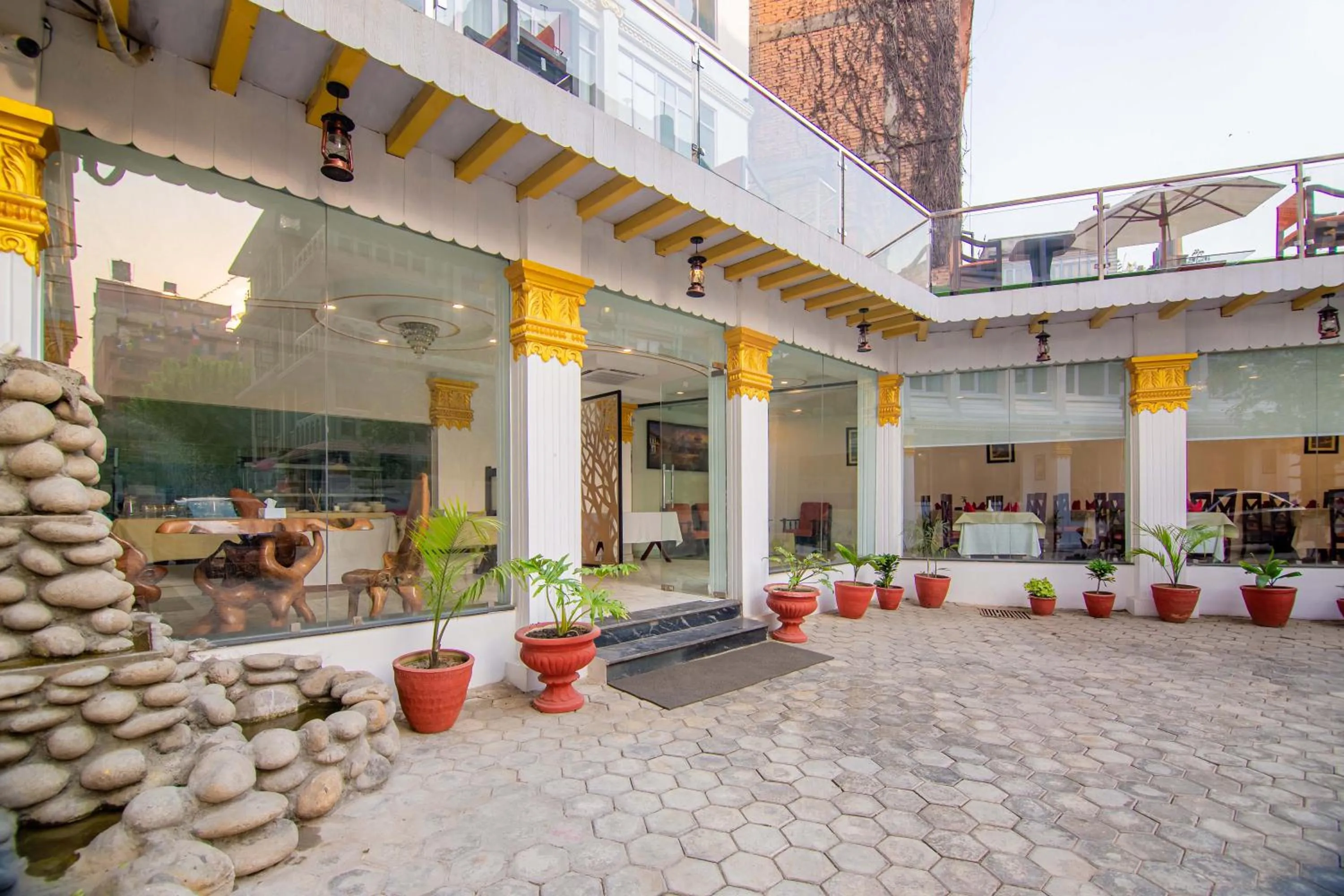 Patio in Durbar Hotel & Residence