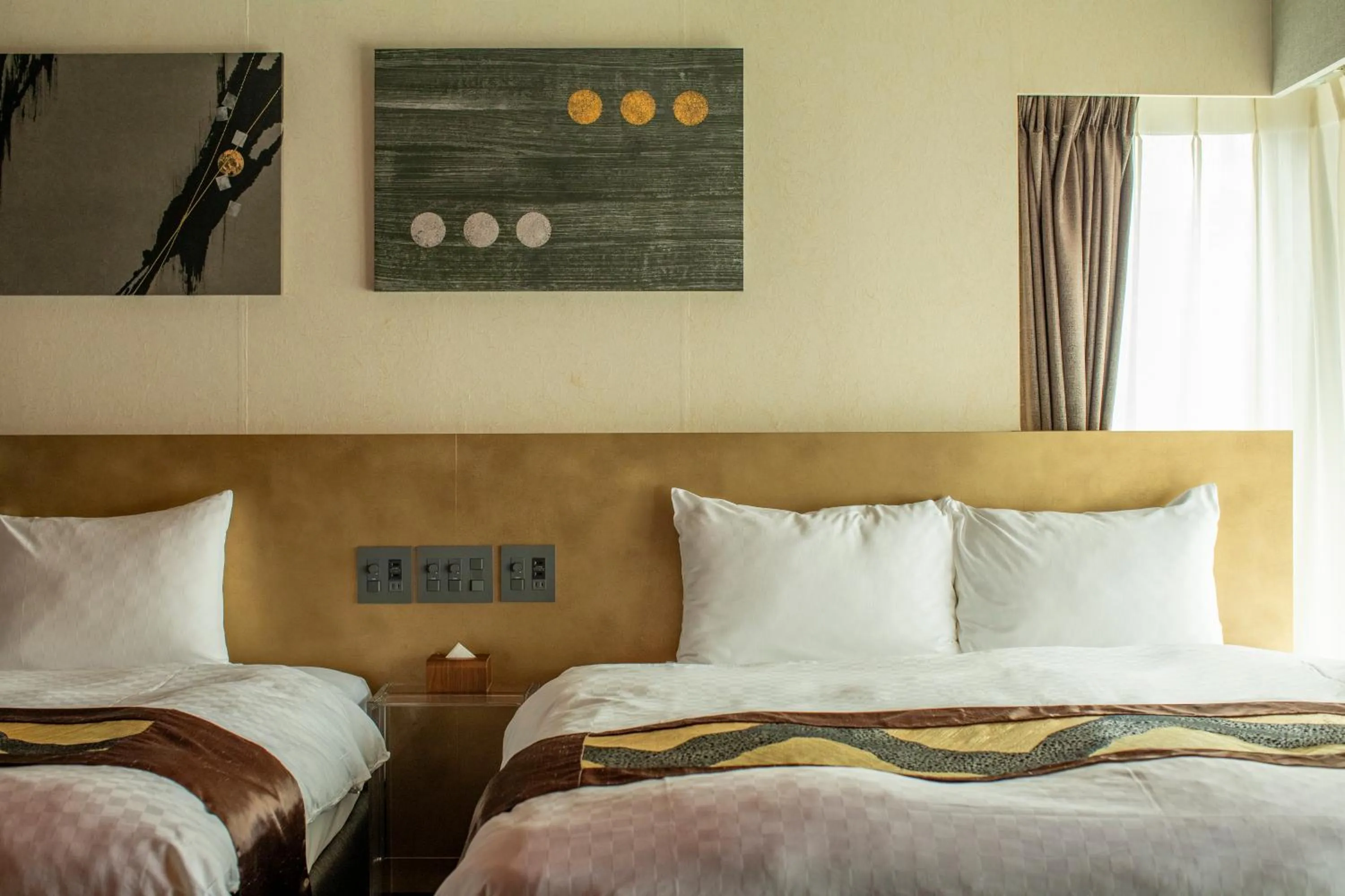 Bedroom, Bed in gallery hotel KAGUYA