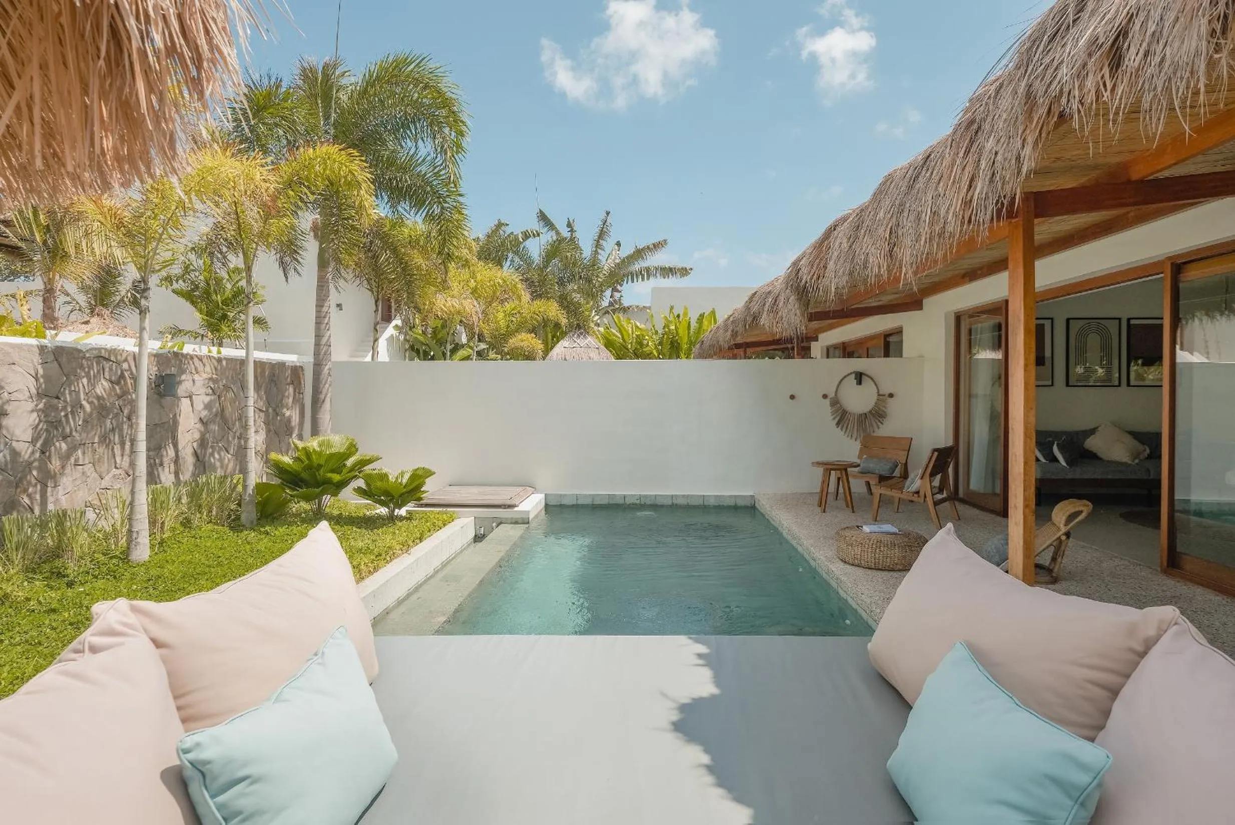 Swimming pool in Amber Lombok Beach Resort