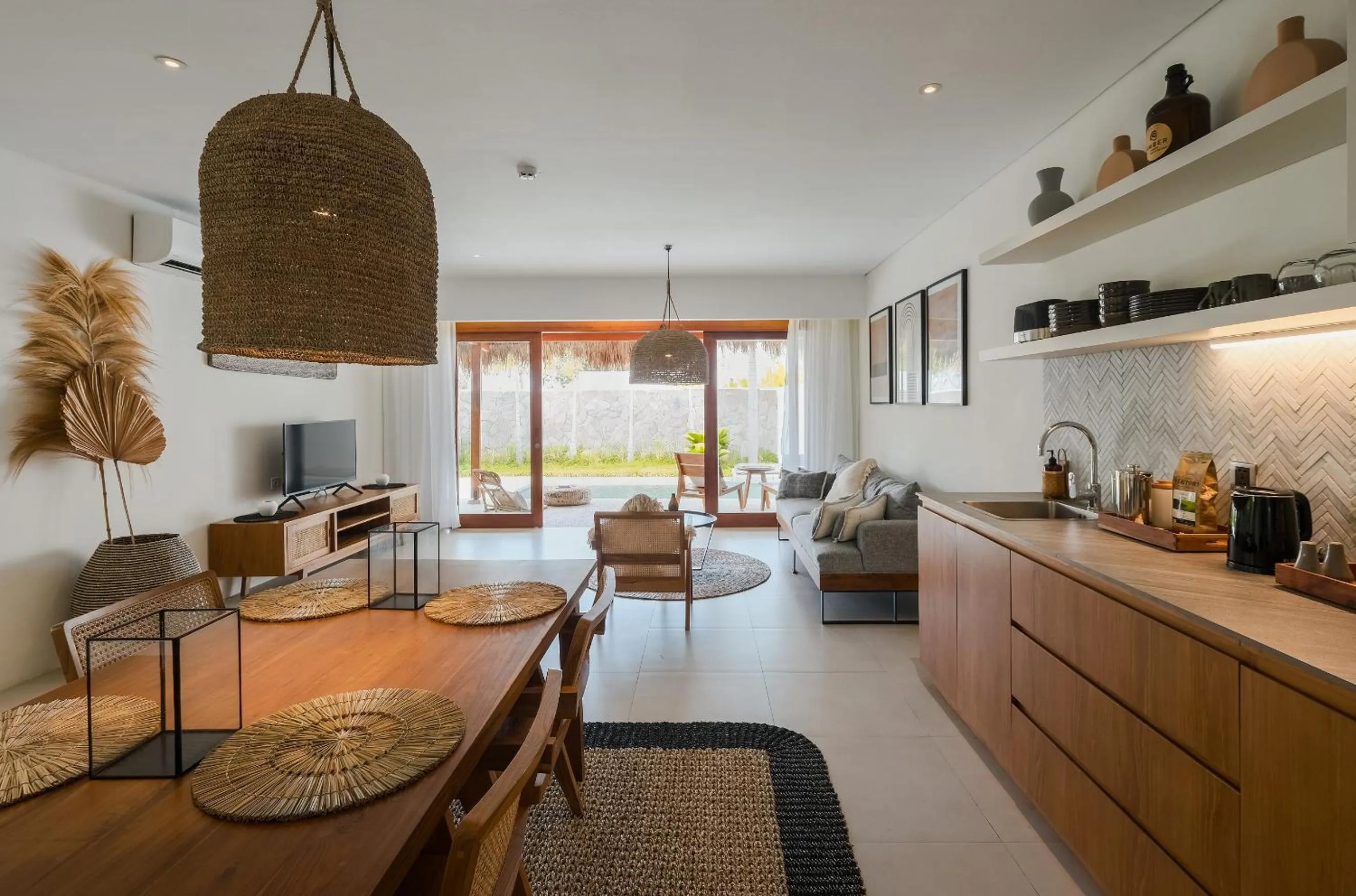 Dining area in Amber Lombok Beach Resort