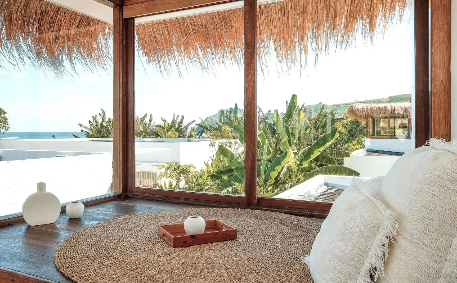 Living room in Amber Lombok Beach Resort