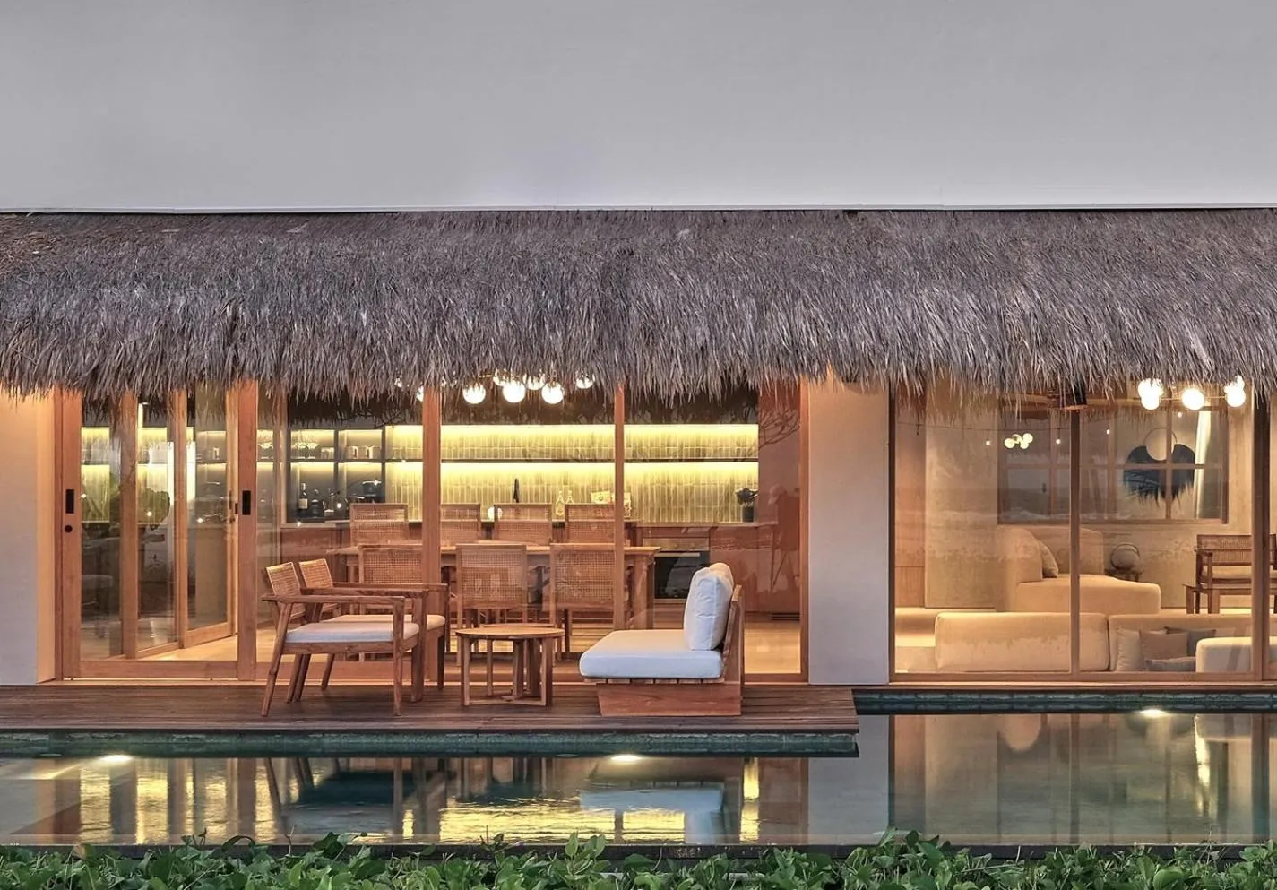 Seating area in Amber Lombok Beach Resort